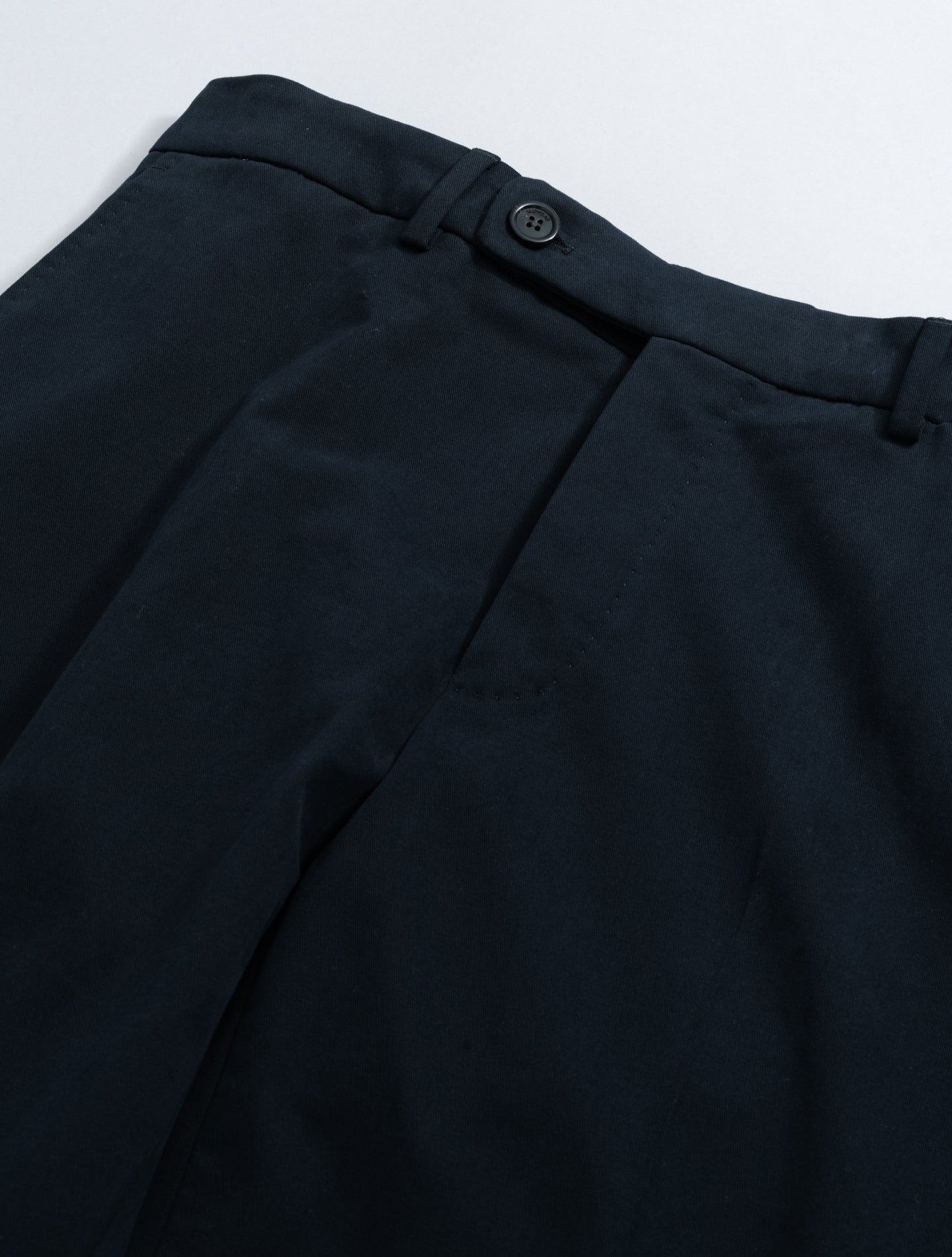 Tapered Fit Cotton Gabardine Trousers Navy Incotex Trousers 48