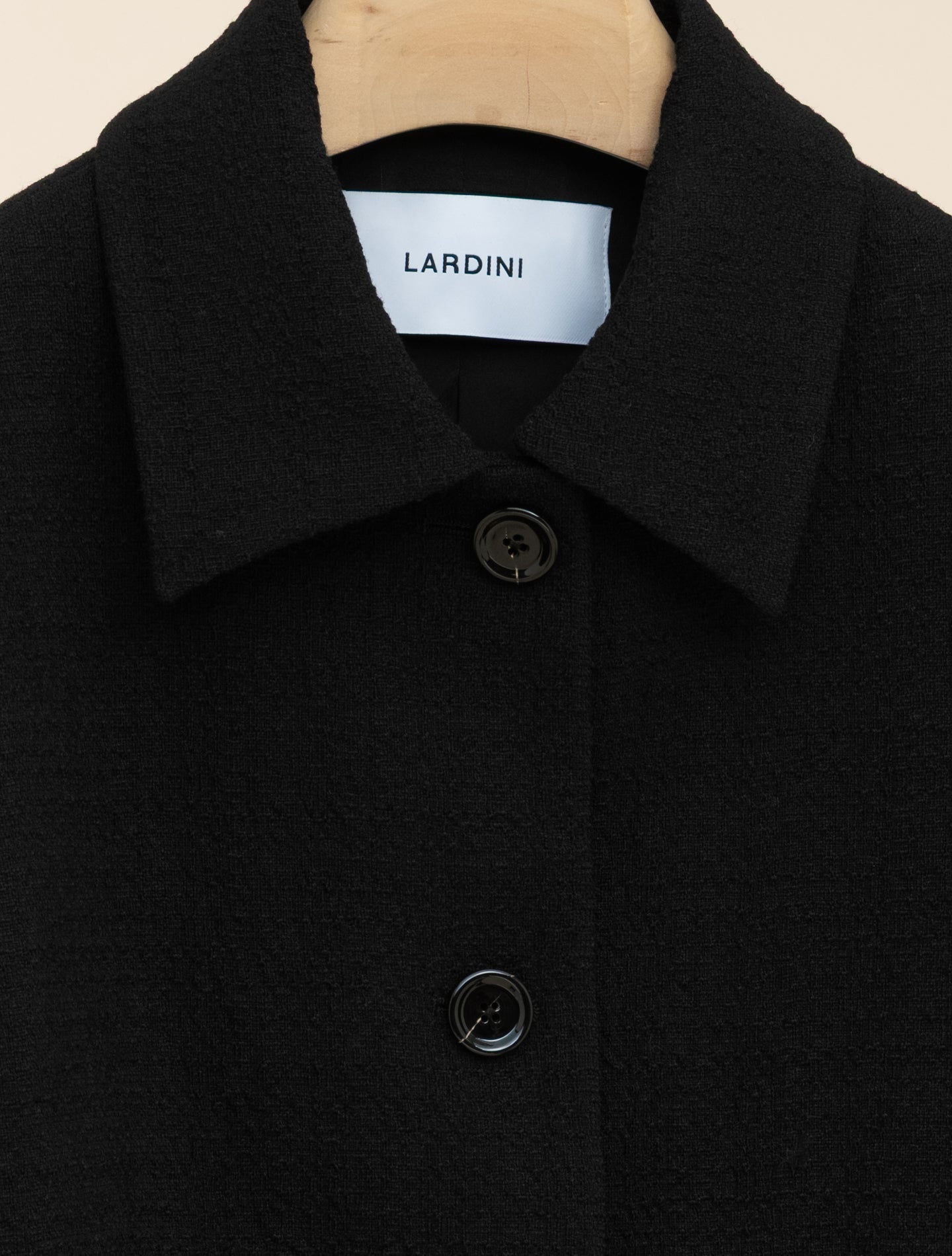 Tara Structured Jacket Black Lardini Jackets IT 40