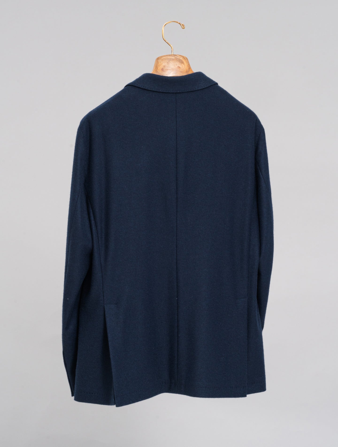 Taylor Single Breasted Cashmere Jacket Navy Fedeli Jackets 50