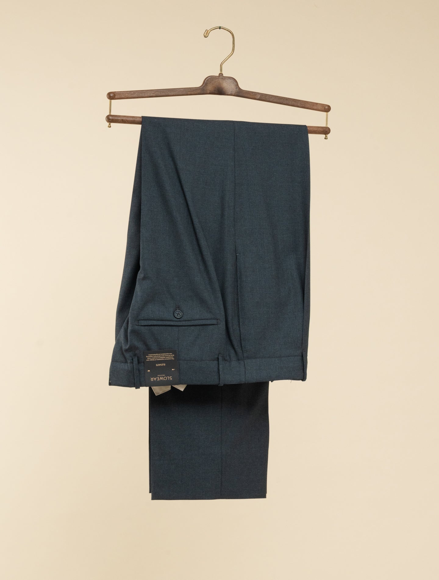 Tropical Wool Lose Fit Trousers Dark Grey Incotex Trousers 46