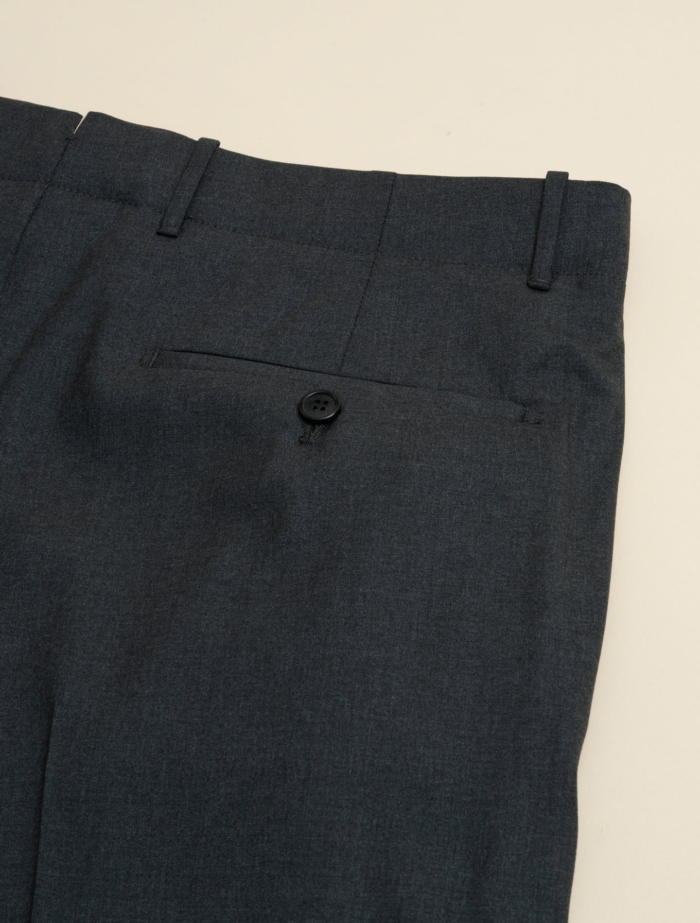 Tropical Wool Lose Fit Trousers Dark Grey Incotex Trousers 46