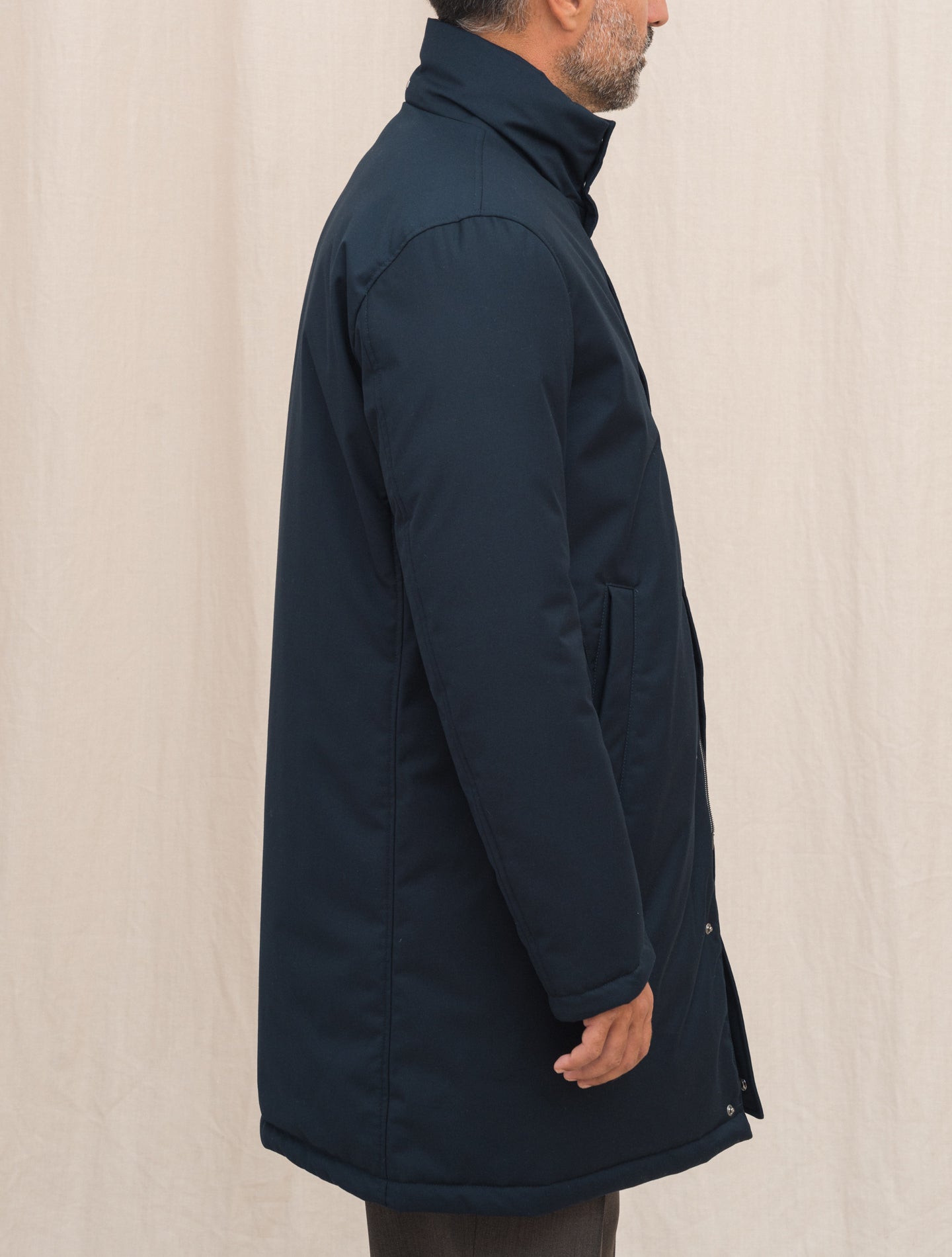 Ulta Light Padded Carcoat Navy Herno Outerwear Gabucci