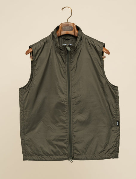 Vernes Lightweight Vest Dark Green | Aspesi Uomo | Gabucci