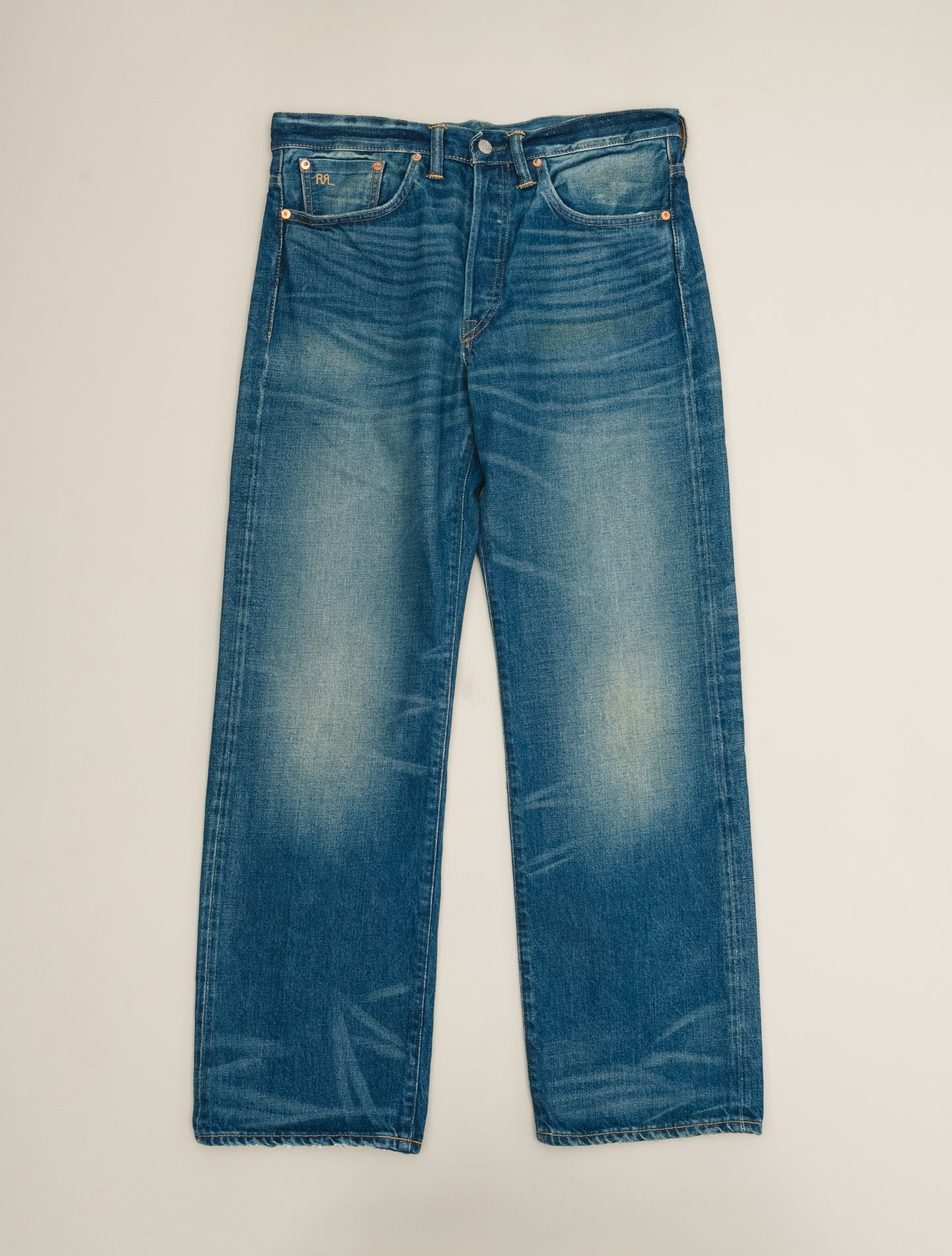 Vintage 5 - Pocket Jean Grandfalls Wash RRL Jeans 30
