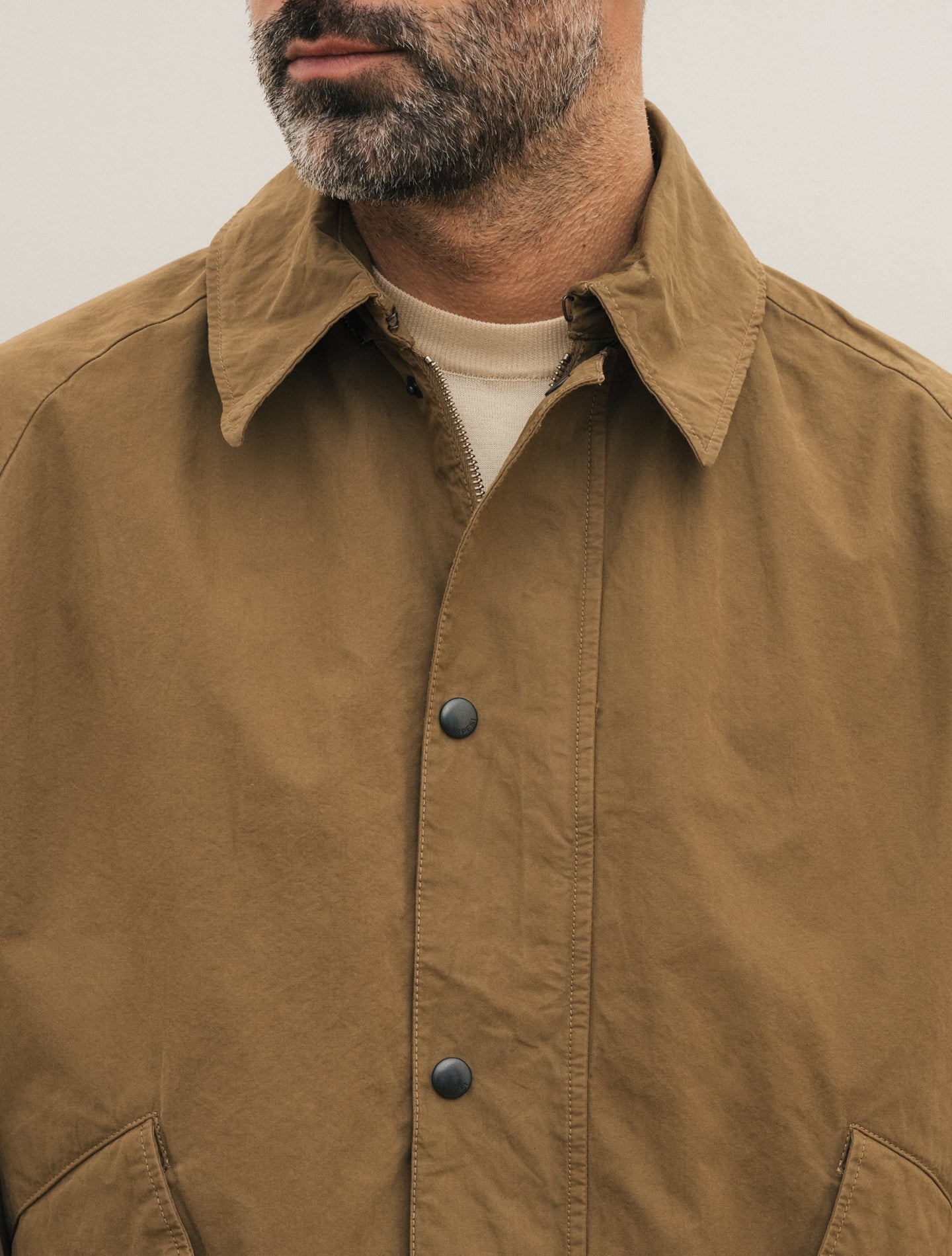 Wade Garment - dyed Cotton Canvas Jacket Terra Aspesi Outerwear S