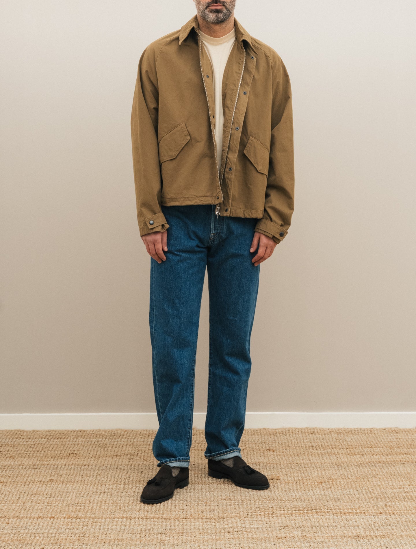 Wade Garment - dyed Cotton Canvas Jacket Terra Aspesi Outerwear S