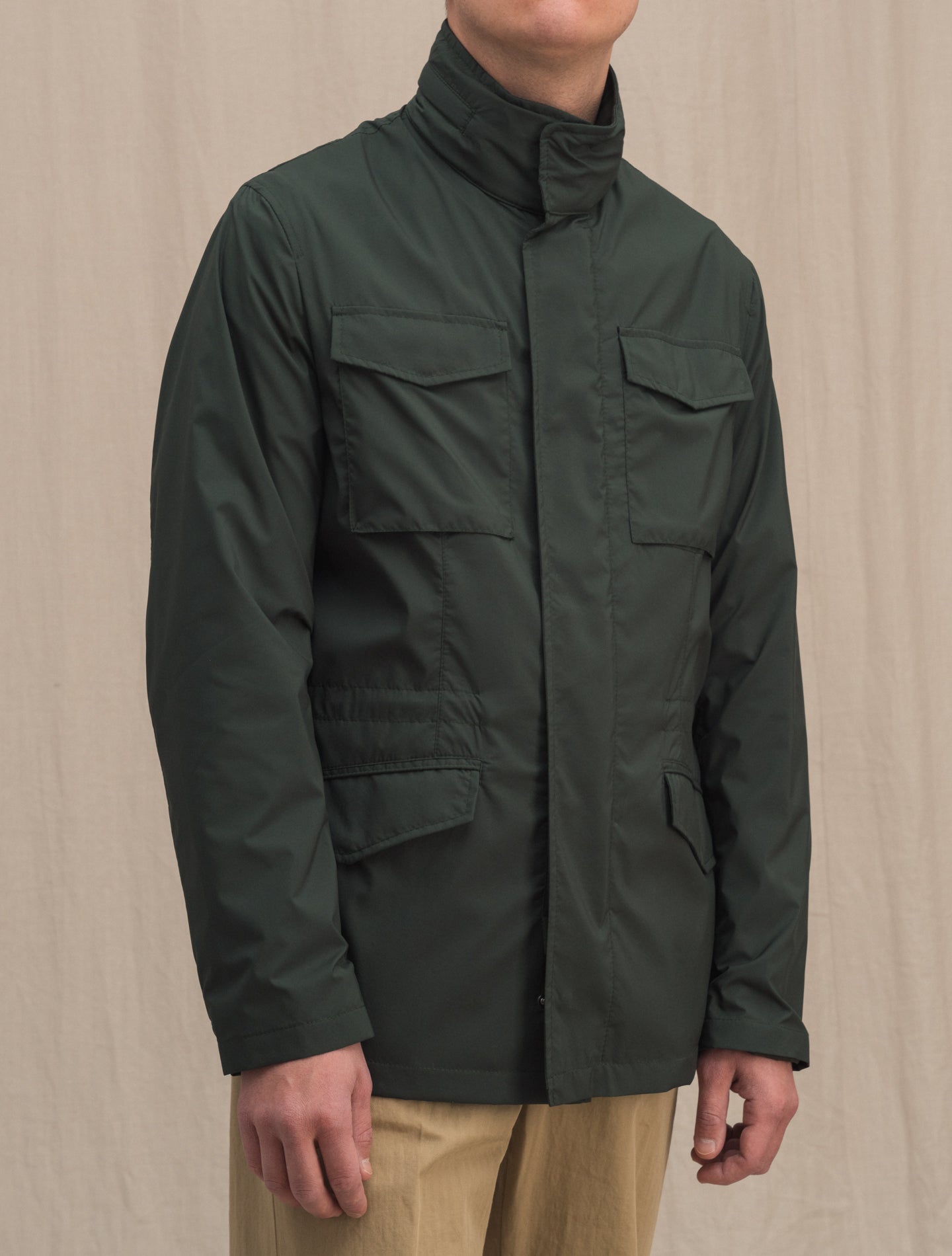 Water Repellant Field Jacket Green Manto Outerwear 48