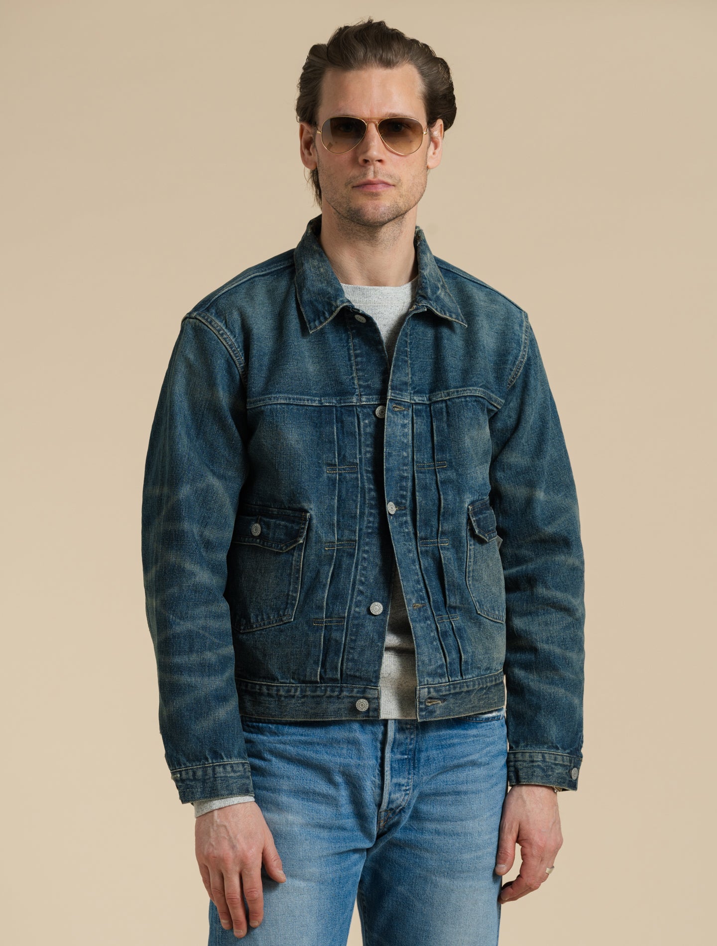 Westview Denim Trucker Jacket Westview Wash RRL Outerwear M