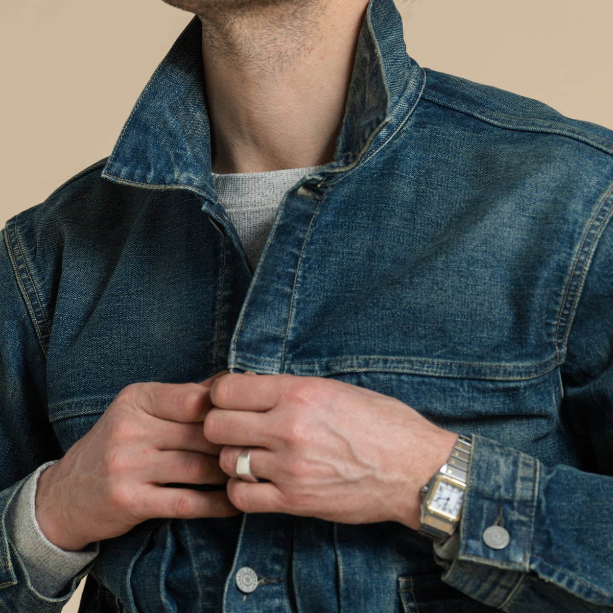 Double RL Denim Trucker Jacket | Heritage Craftsmanship | Gabucci