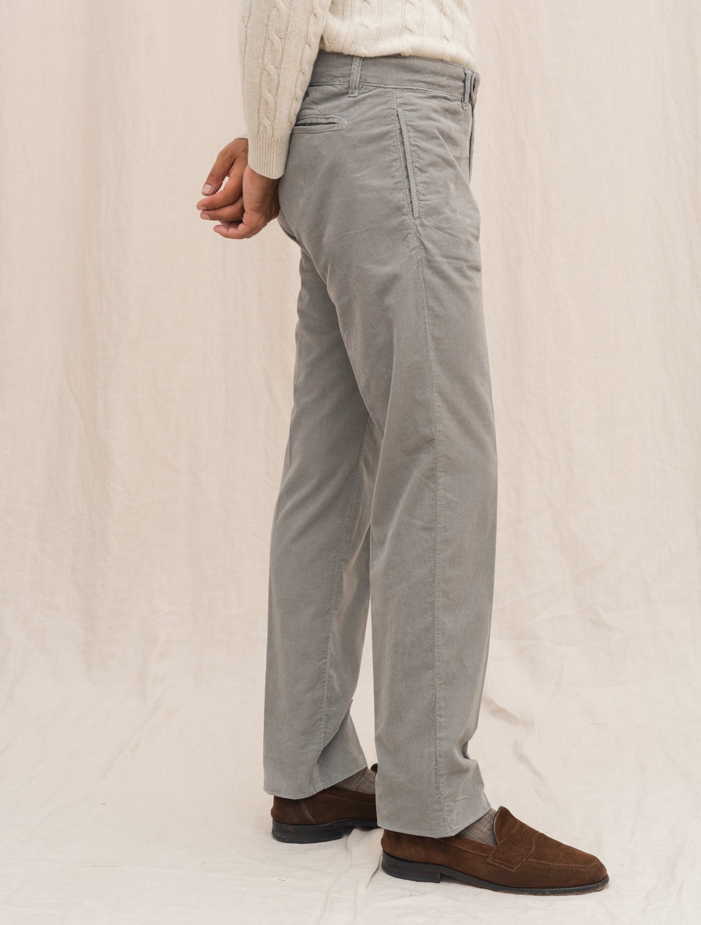 Winch Baby Corduroy Trousers Grey Massimo Alba Trousers Gabucci