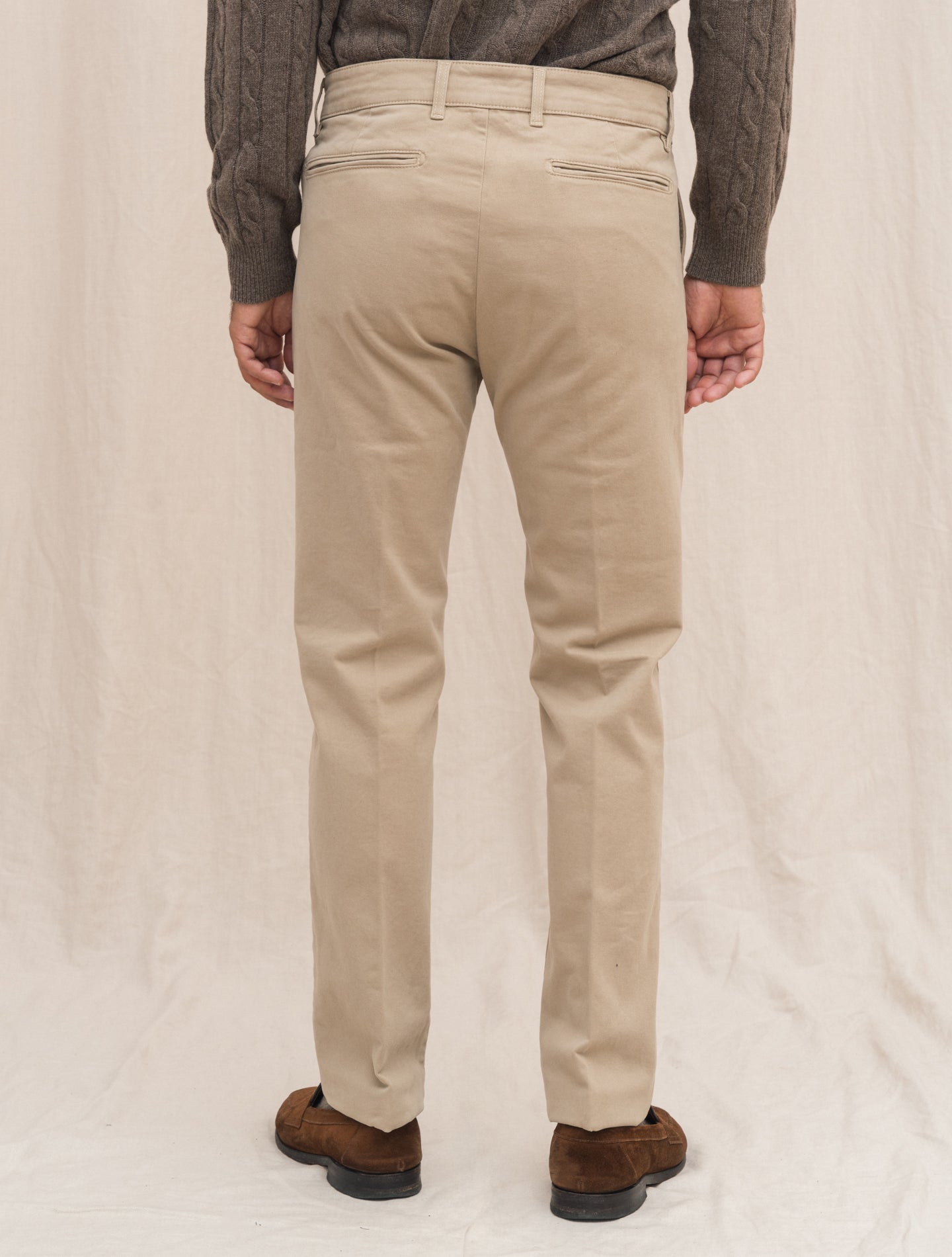 Winch Comfort Cotton Trousers Beige Massimo Alba Trousers Gabucci