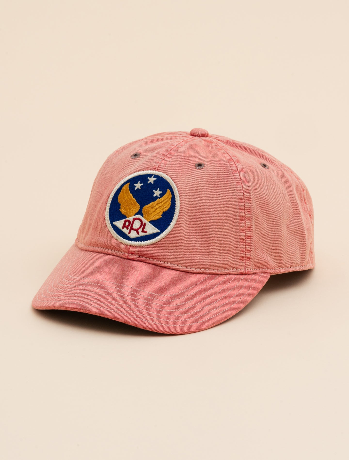 Winged - Logo Baseball Cap Faded Red RRL Hats One Size