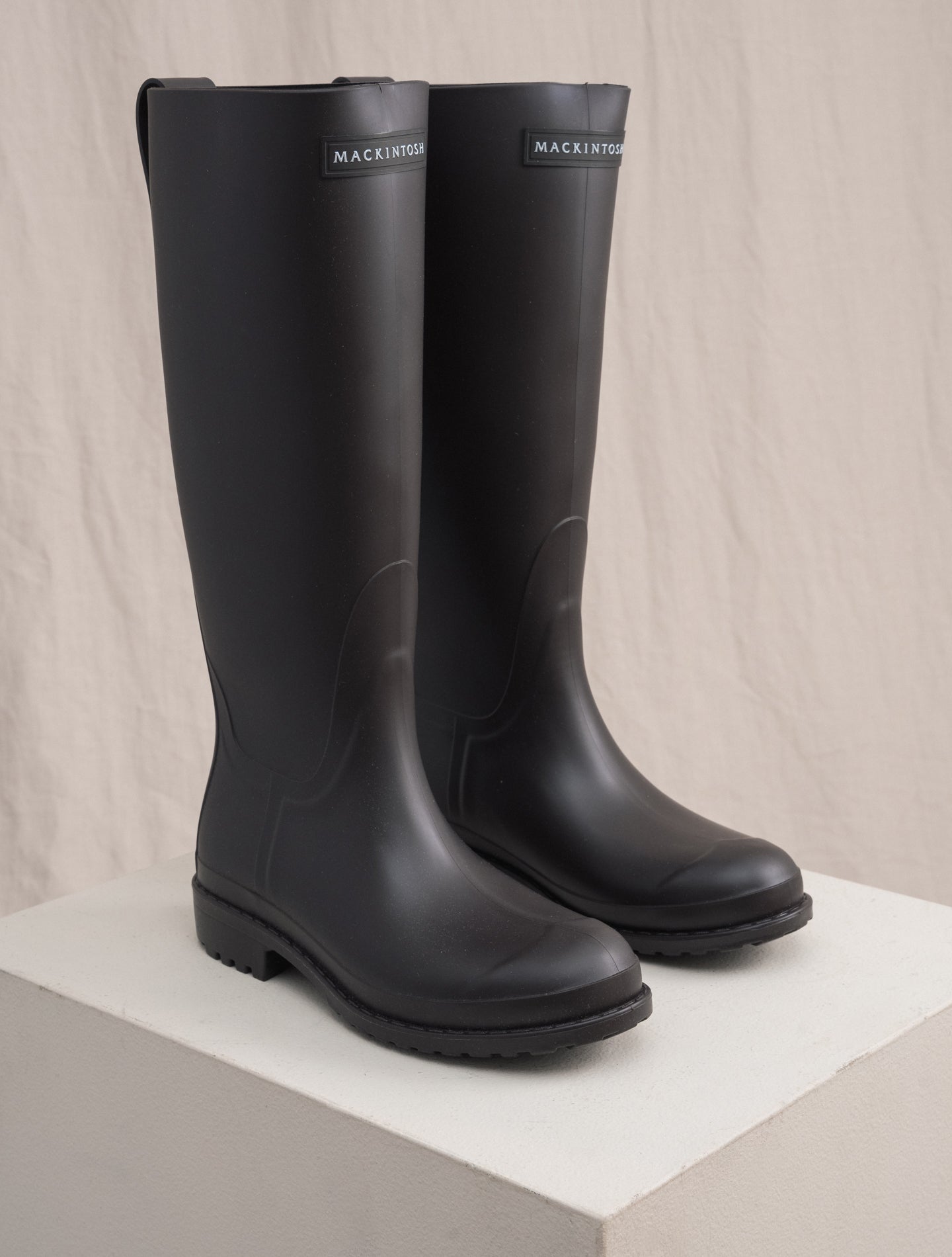 Wiston Wellington Rubber Boots Brown Mackintosh Boots 37