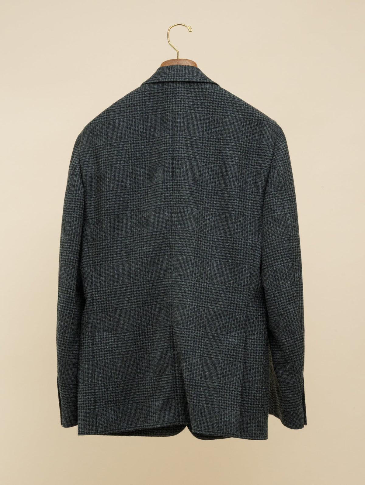 Wool Cashmere Single Breasted Jacket Roma Grey Lardini Jackets 48