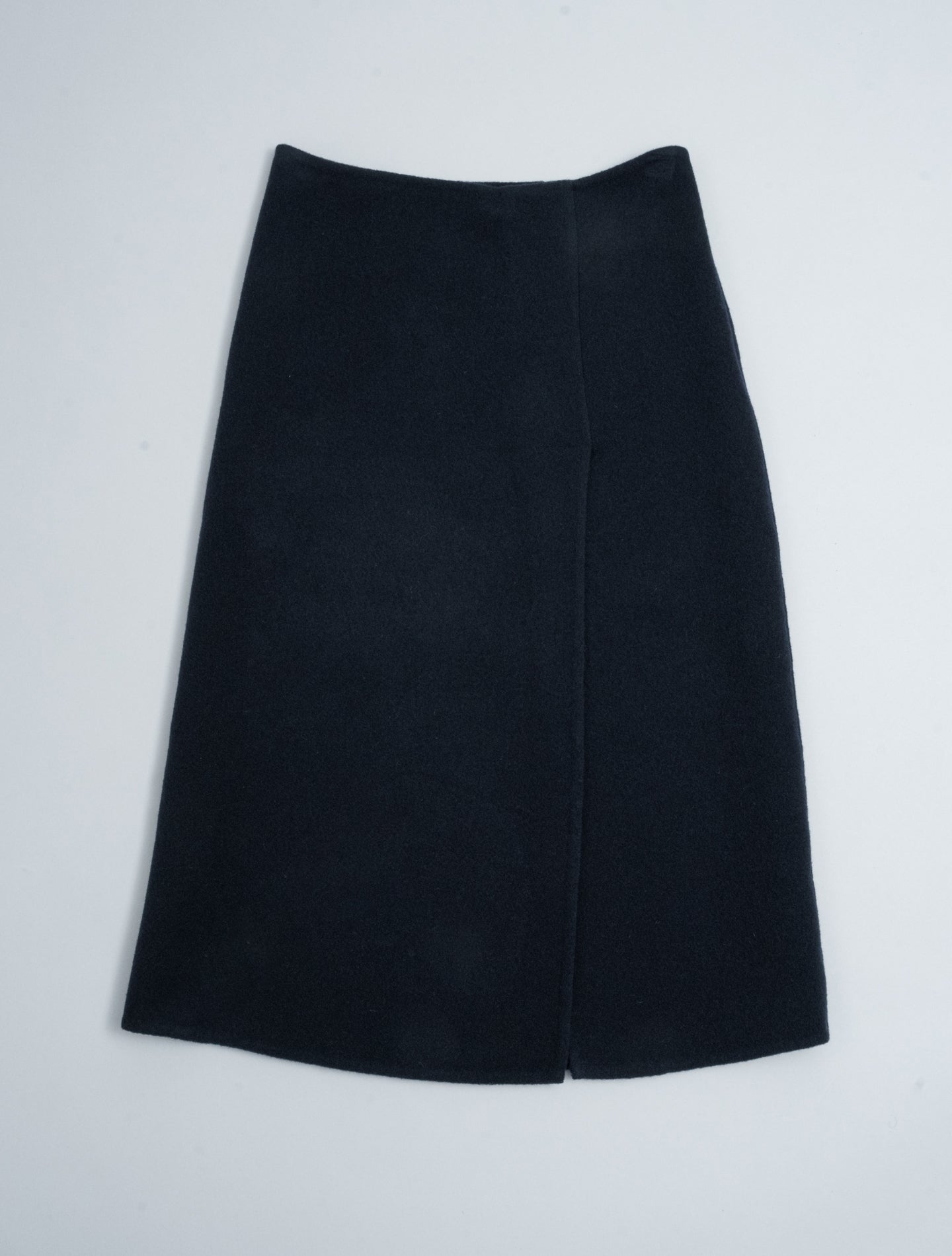 Wool Cashmere Skirt Navy Fedeli Skirts IT 40
