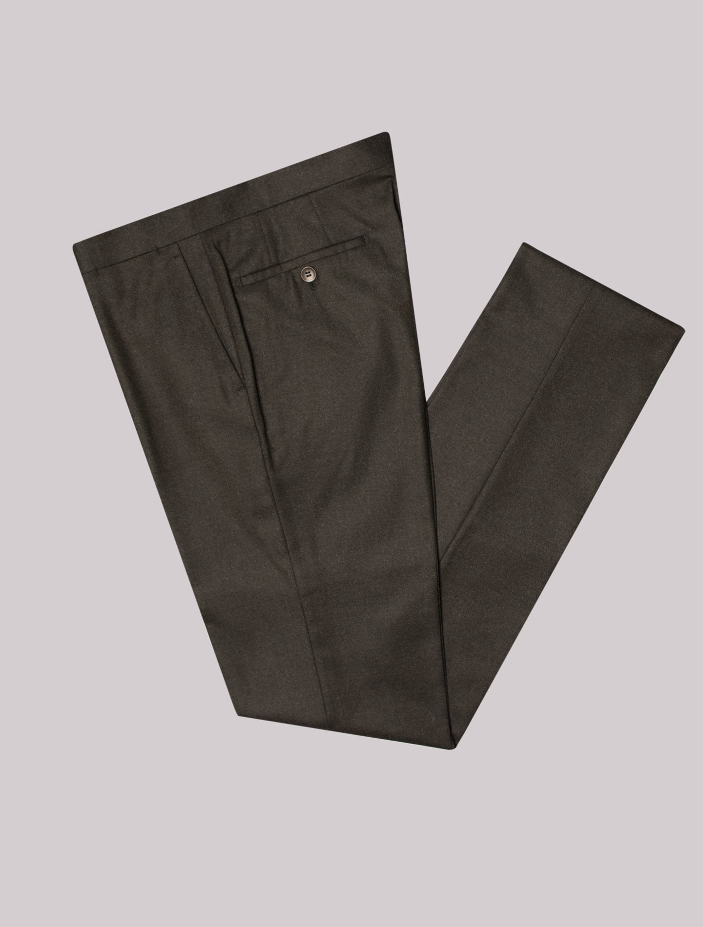 290 Flannel Mid Rise Trousers Dark Green Rota Trousers 46