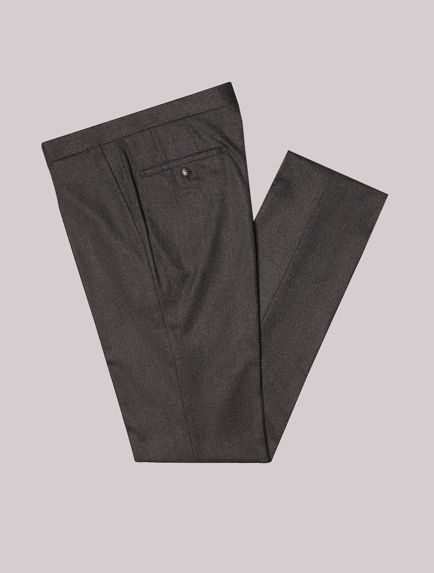 290 Flannel Mid Rise Trousers Dark Grey Rota Trousers 46