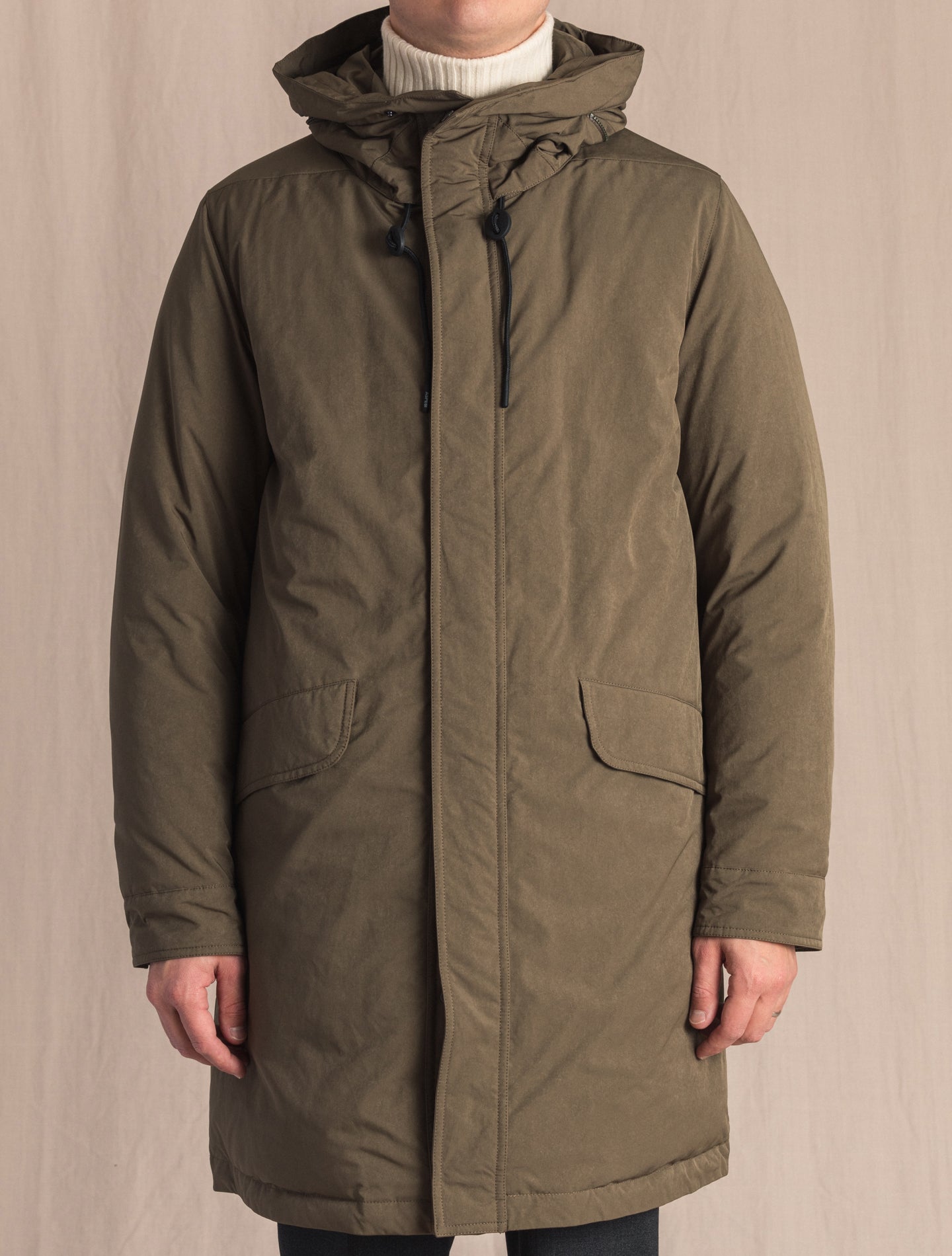 Azoto Down Parka Military Green Aspesi Outerwear S