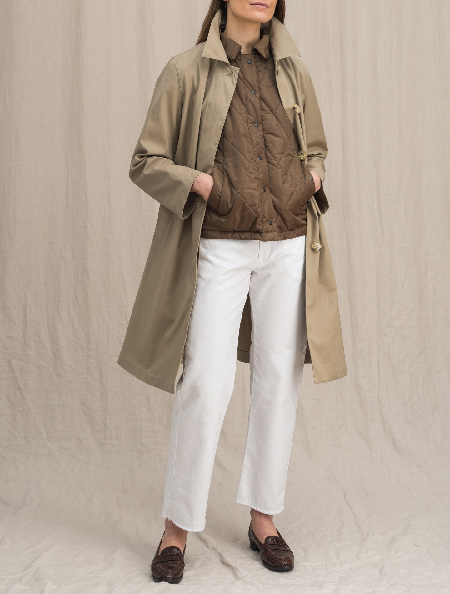 Banton Cotton Coat Beige Mackintosh Outerwear 4/XXXS