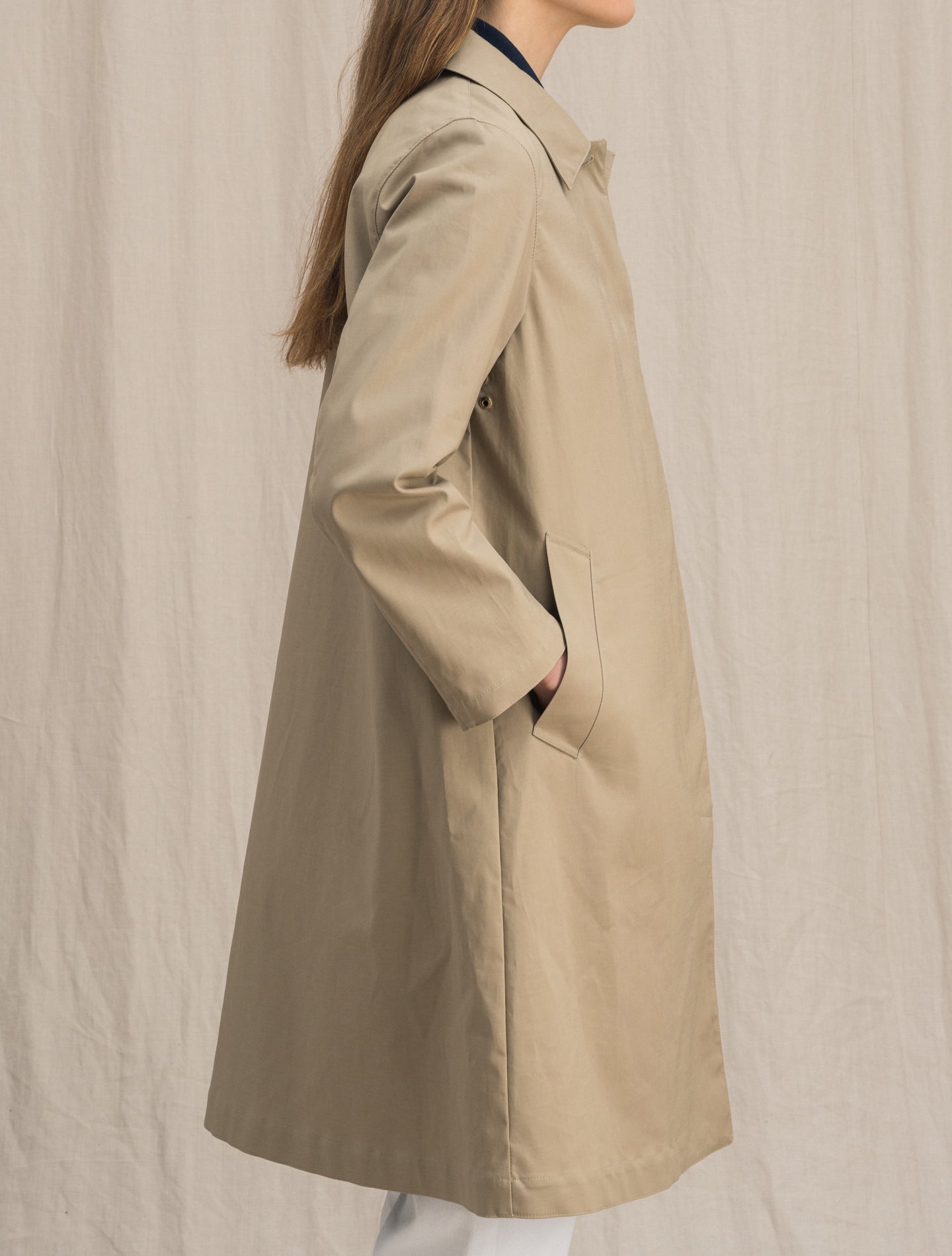 Banton Cotton Coat Beige Mackintosh Outerwear 4/XXXS