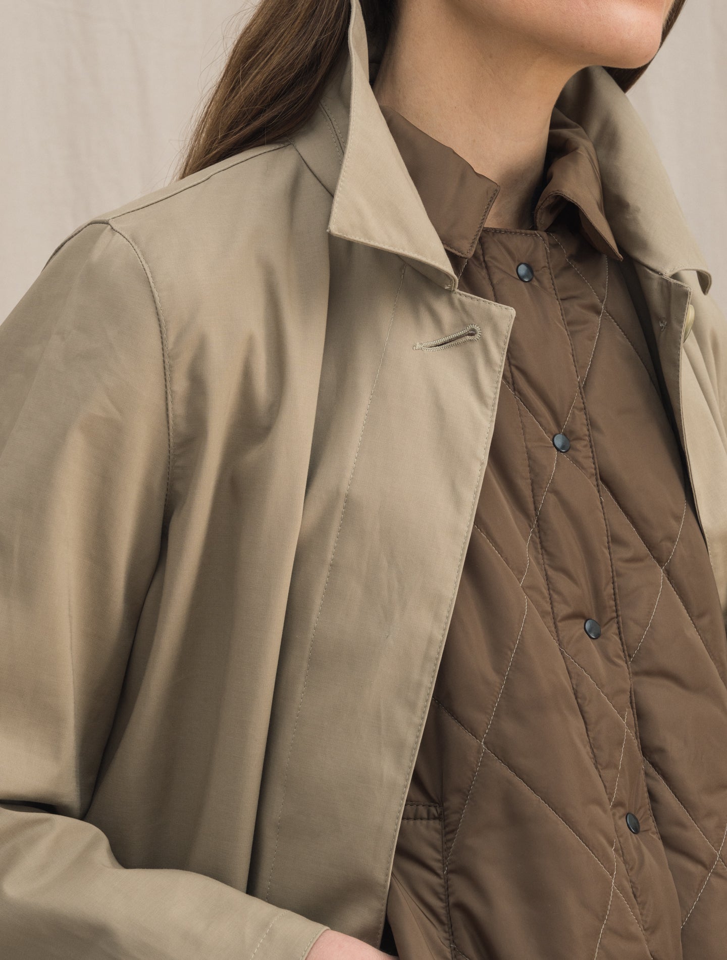 Banton Cotton Coat Beige Mackintosh Outerwear 4/XXXS