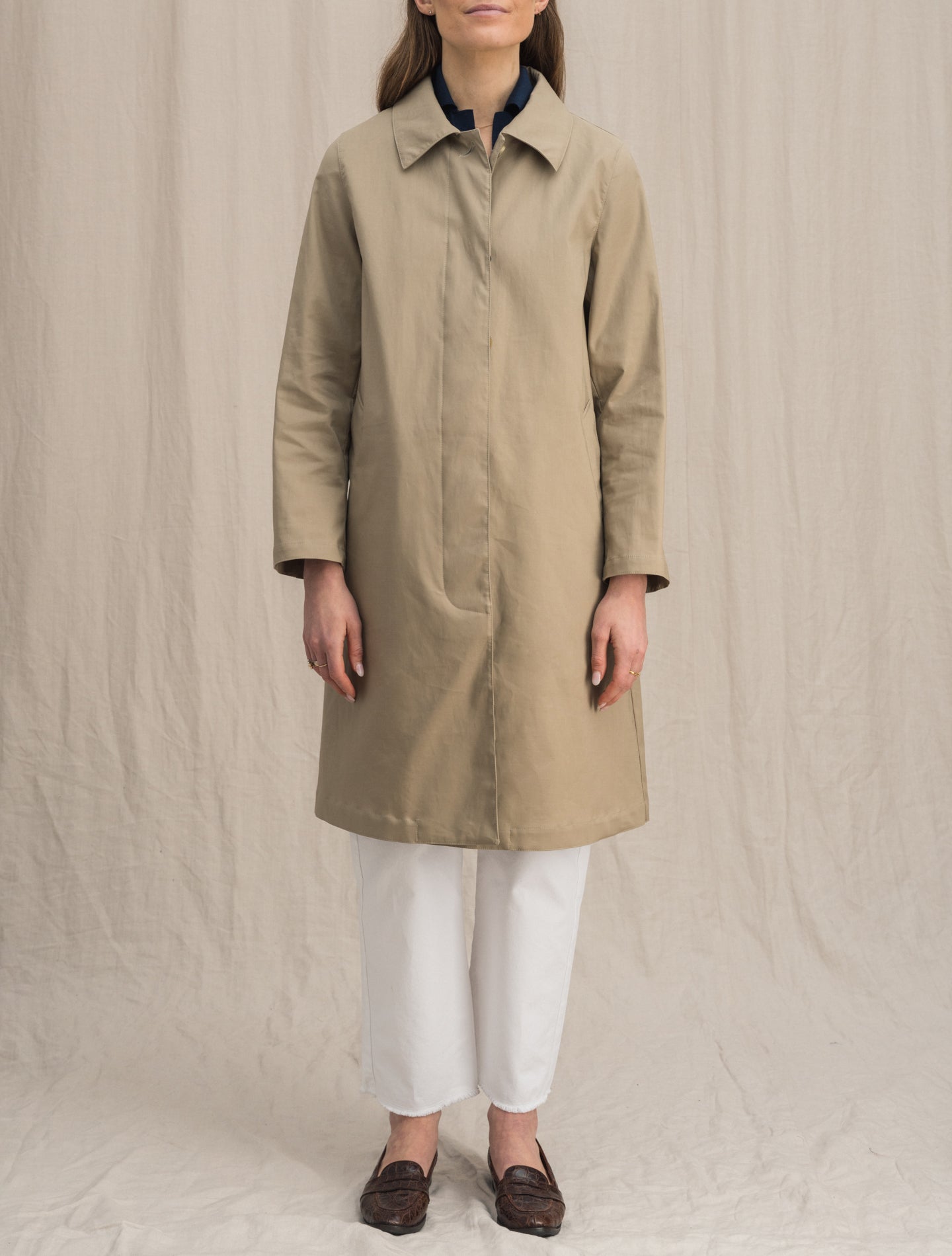 Banton Cotton Coat Beige Mackintosh Outerwear 4/XXXS