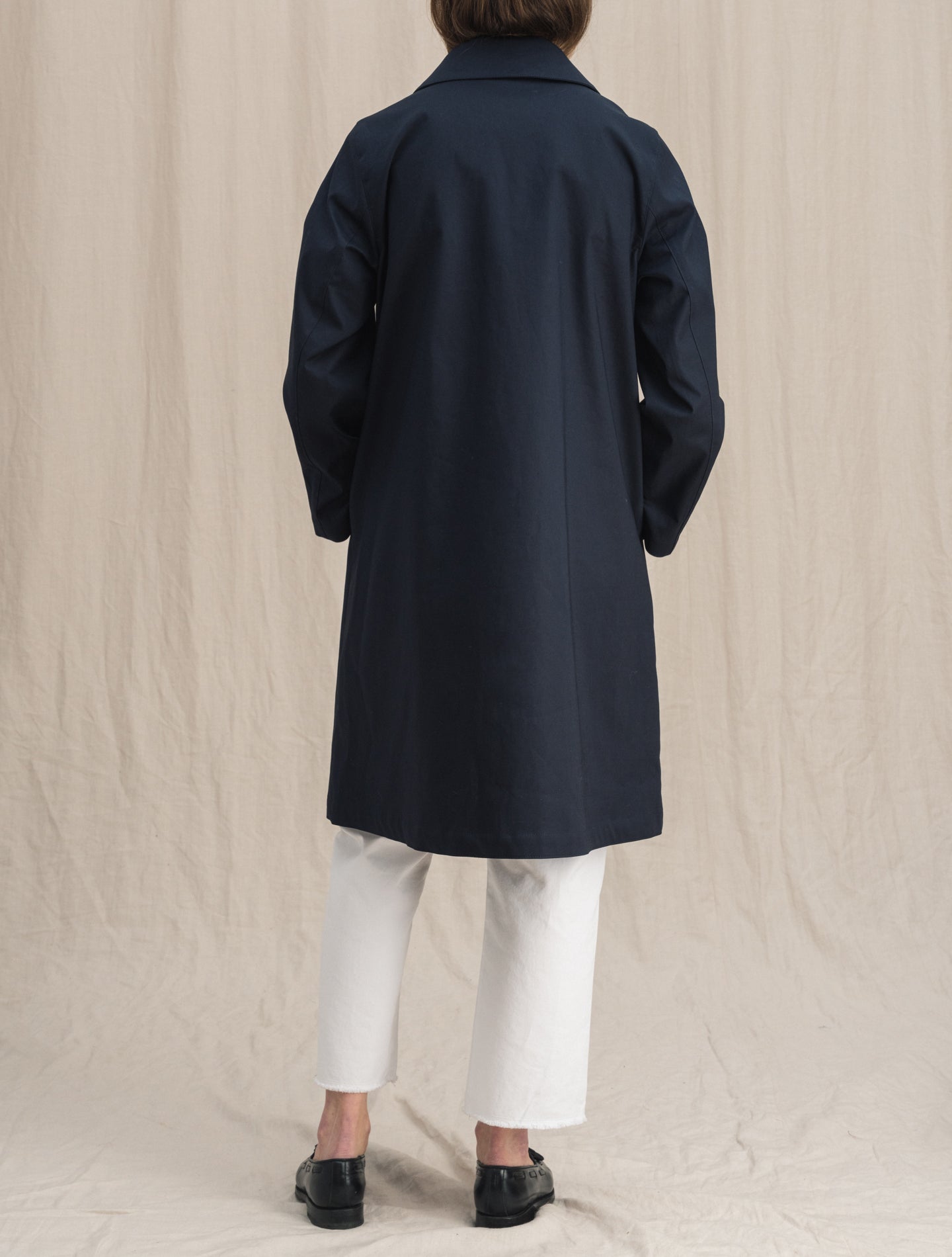 Banton Cotton Coat Navy Mackintosh Outerwear 4/XXXS