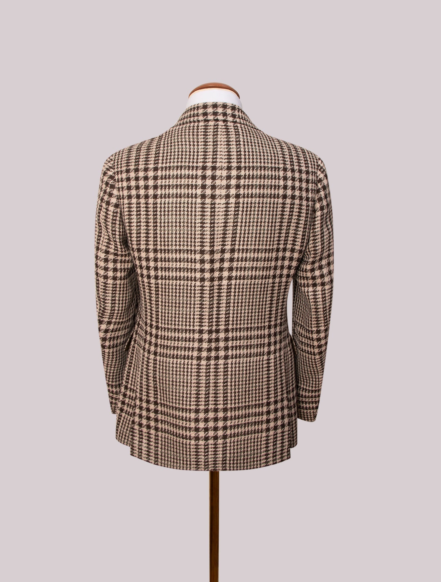 Beige Handmade Pattern Single Breasted Jacket | Gabucci