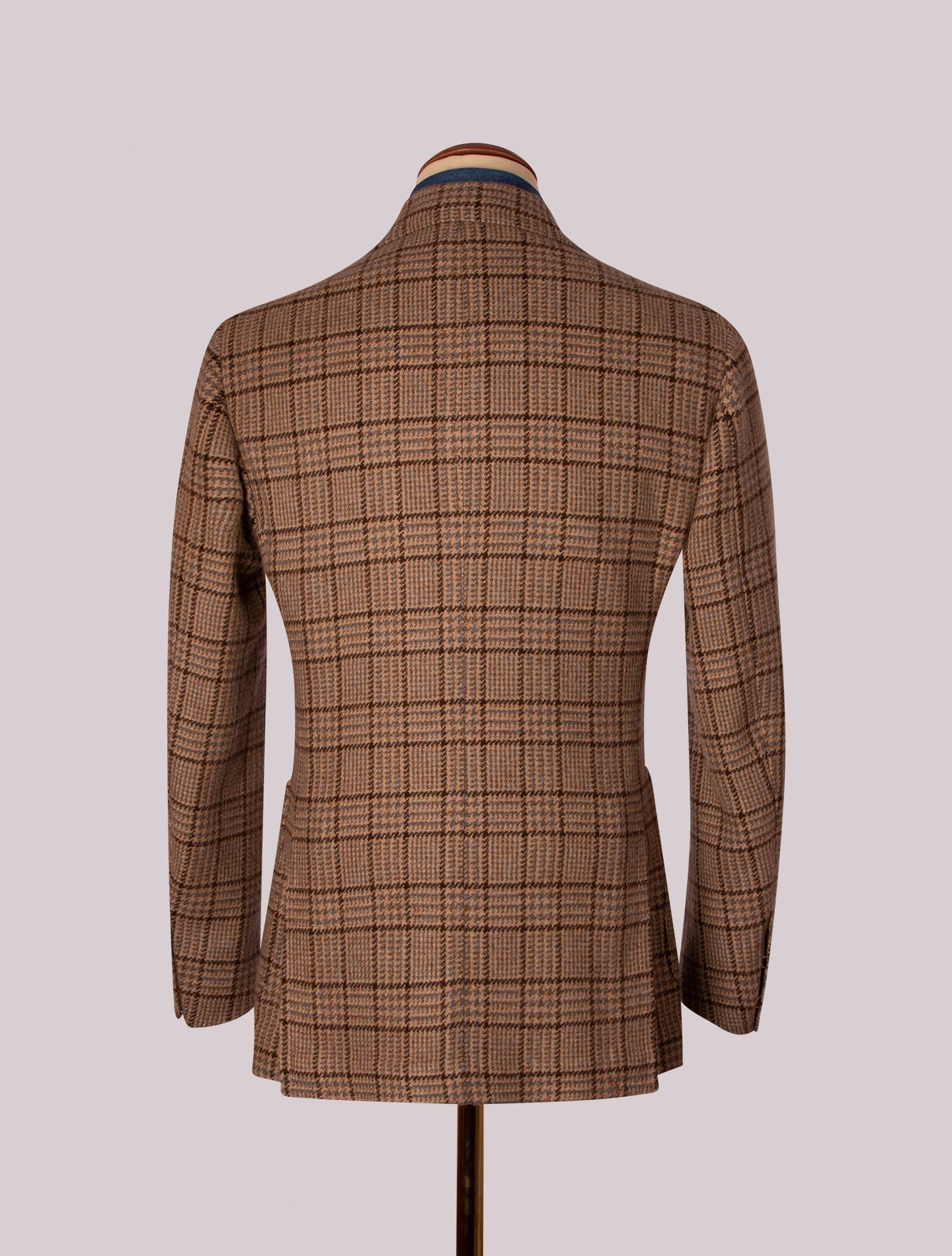 Beige Pattern Cashmere Jacket