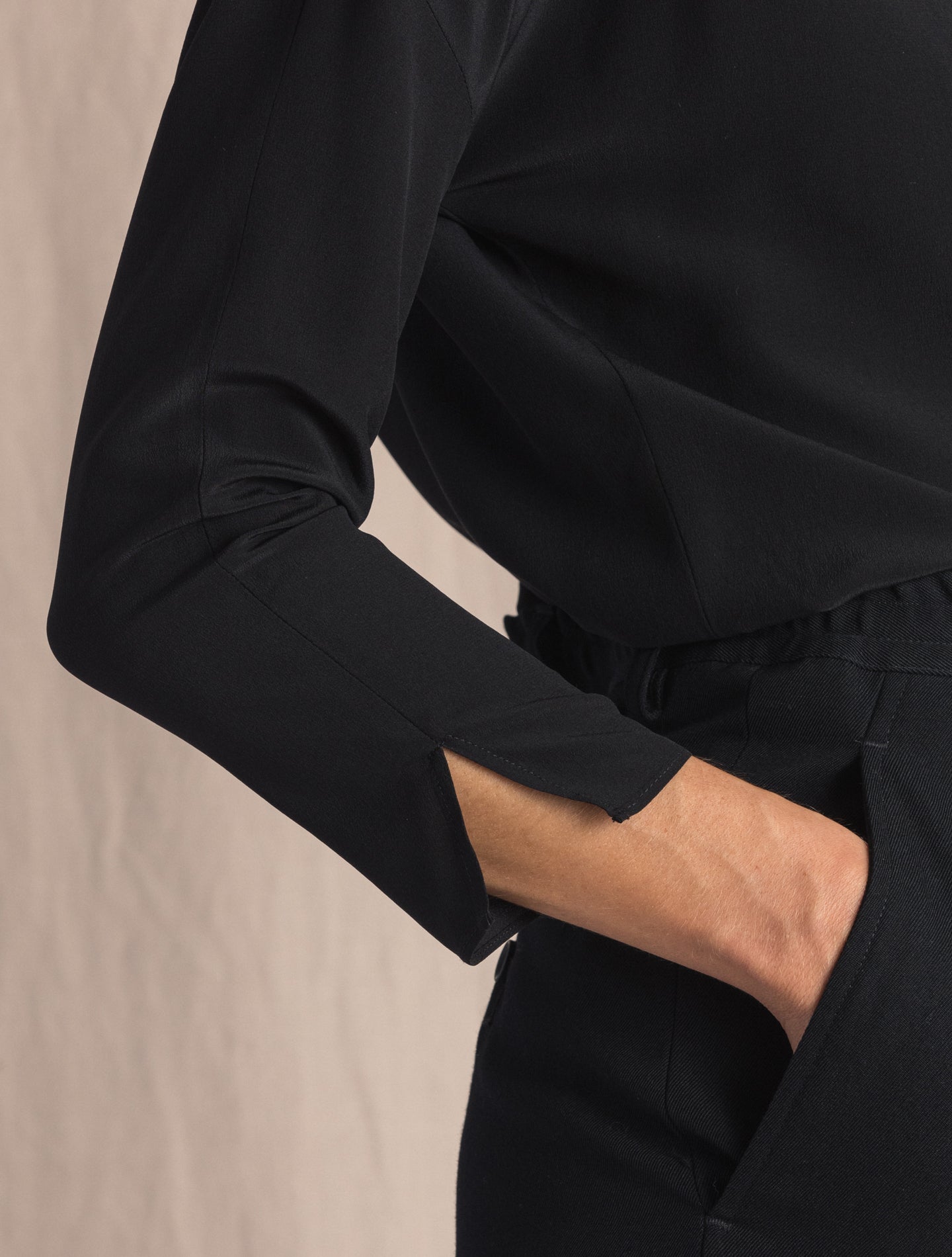 Black Silk Blouse | Gabucci