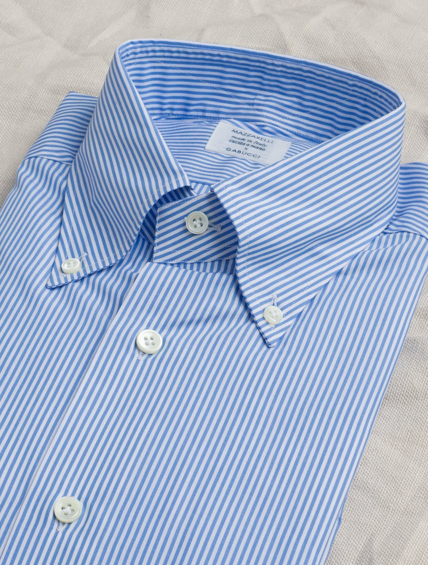 Blue Striped Button Down | Gabucci