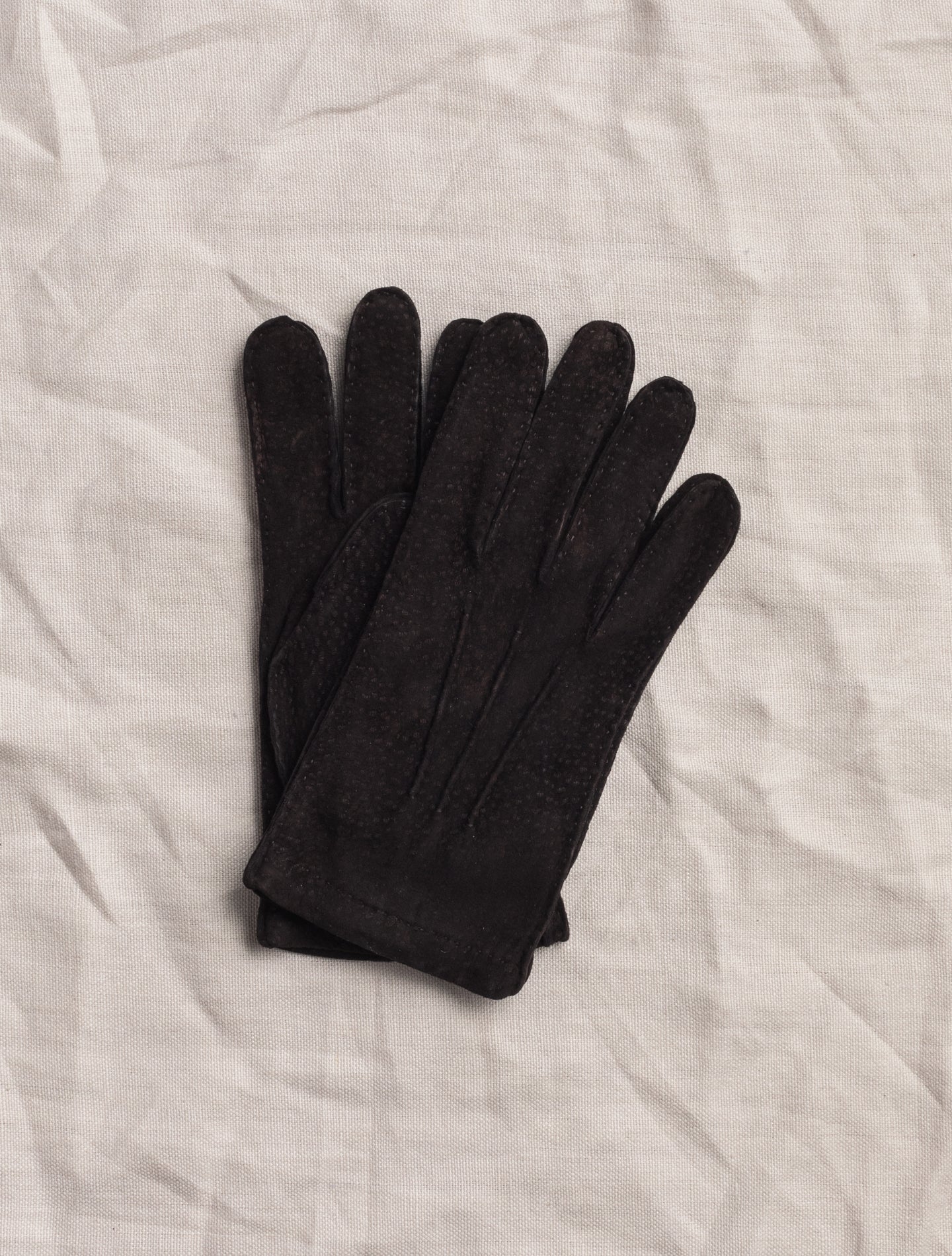 Brown Carpincho Gloves | Gabucci