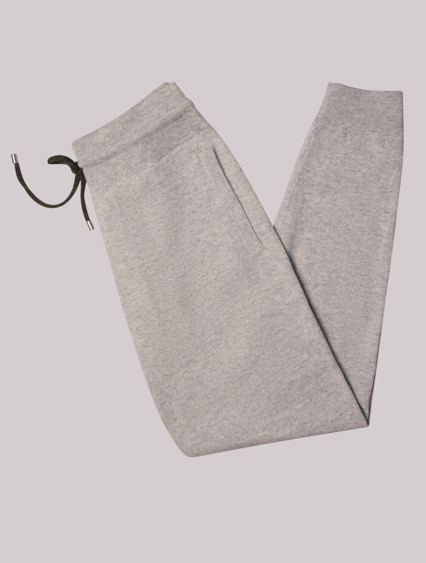 Cashmere Jogger Light Grey Fioroni Trousers 48