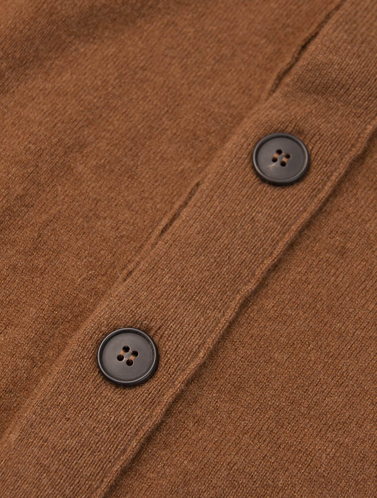 Chestnut Cashmere Cardigan Sweater Gabucci Knitwear Gabucci