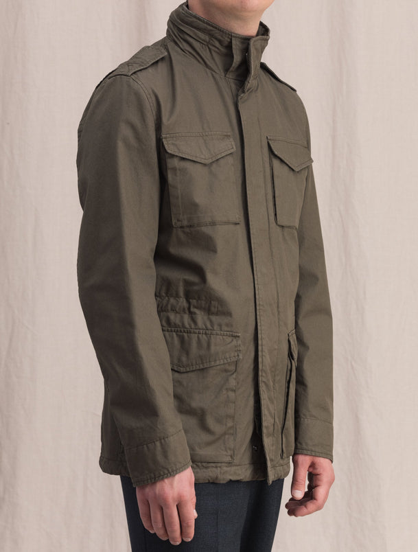 Cotton Field Jacket Green – Gabucci