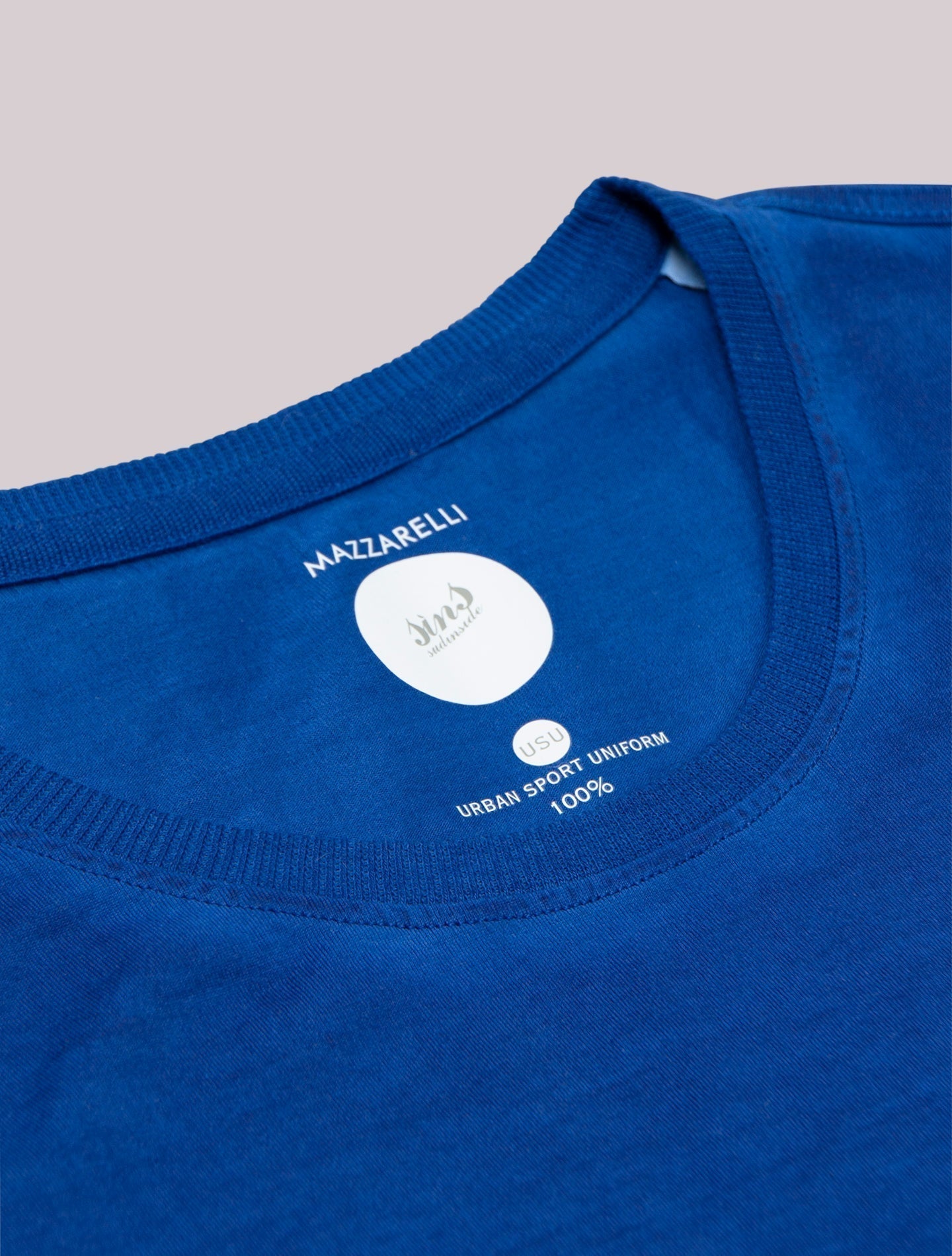 Cotton T-shirt Blue Mazzarelli T-shirts S