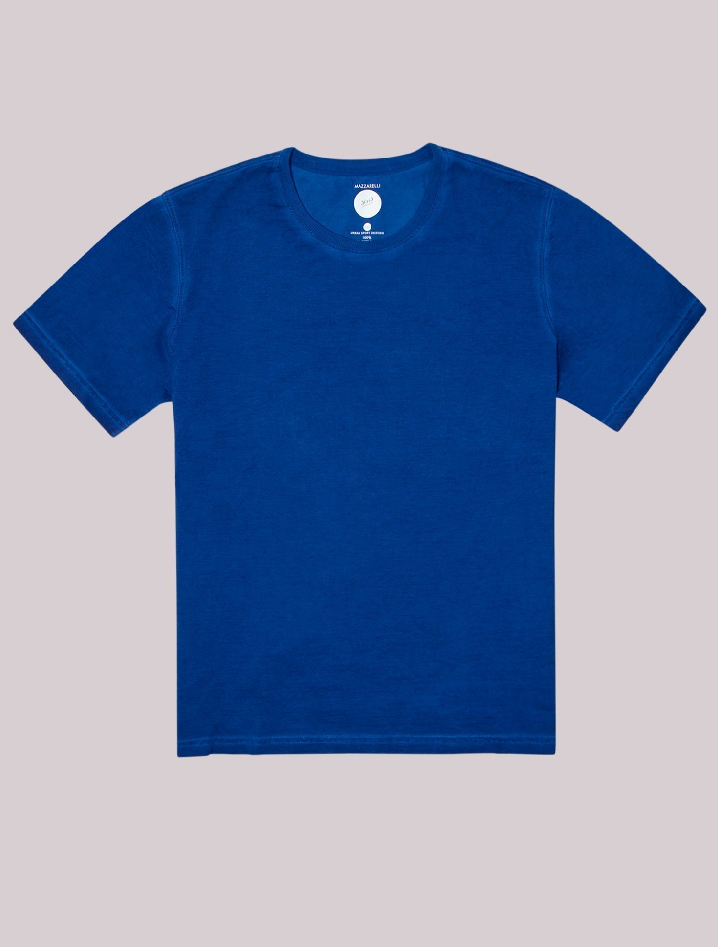 Cotton T-shirt Blue Mazzarelli T-shirts S