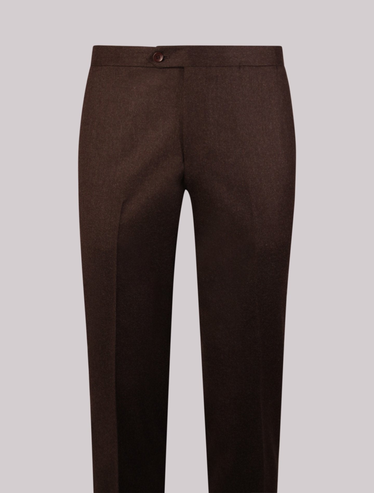 Dark Brown 290 Flannel Trousers