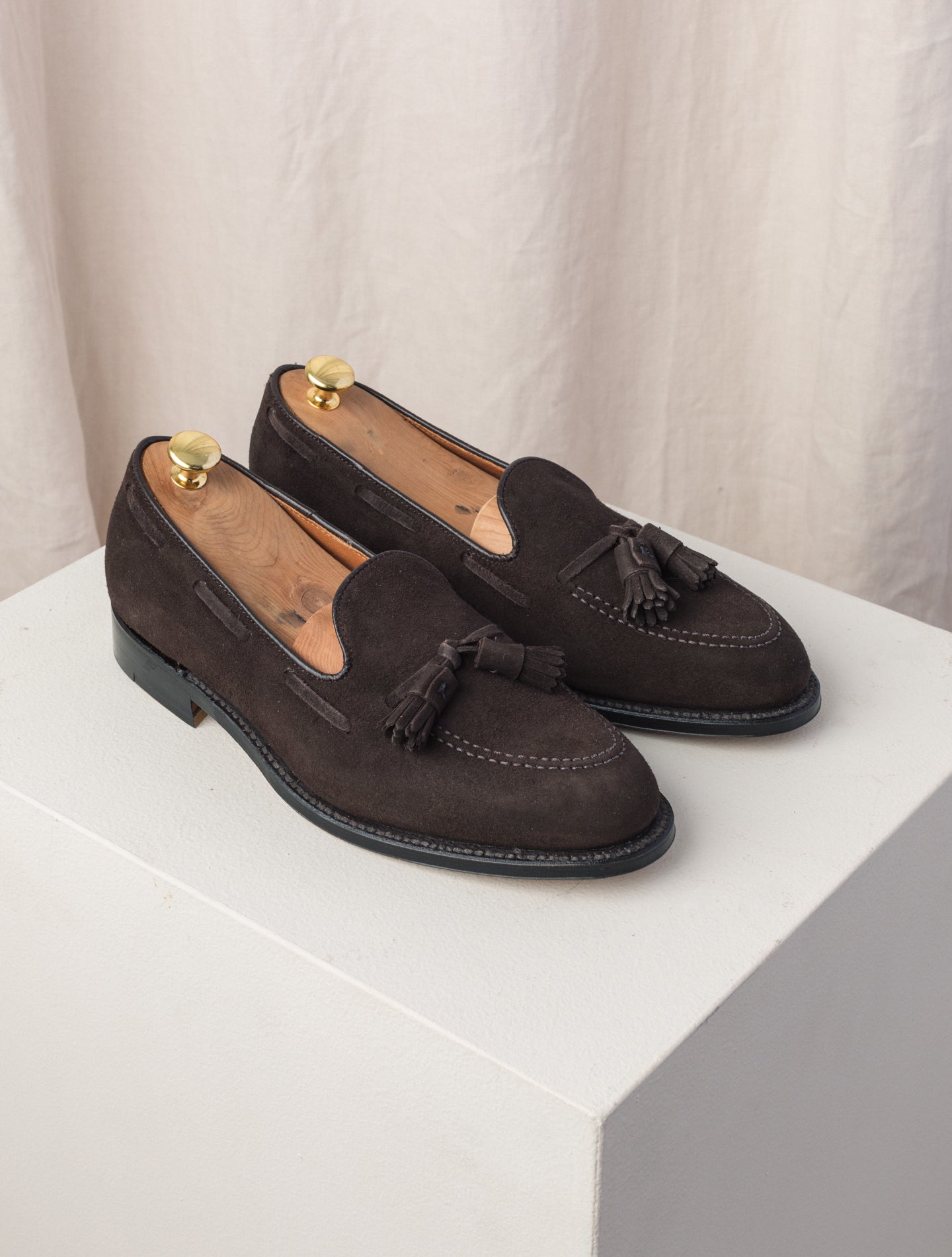 Dark Brown Tassel Loafer | Gabucci