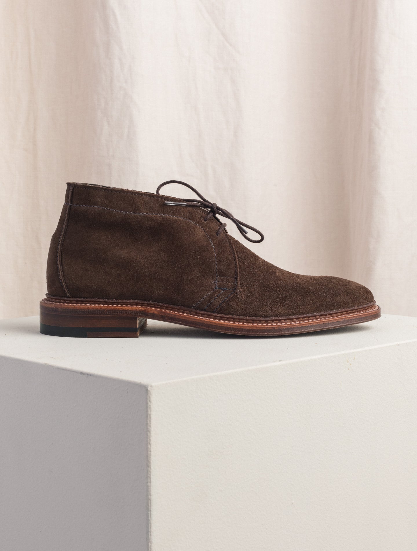 Dark Brown Unlined Chukka | Gabucci