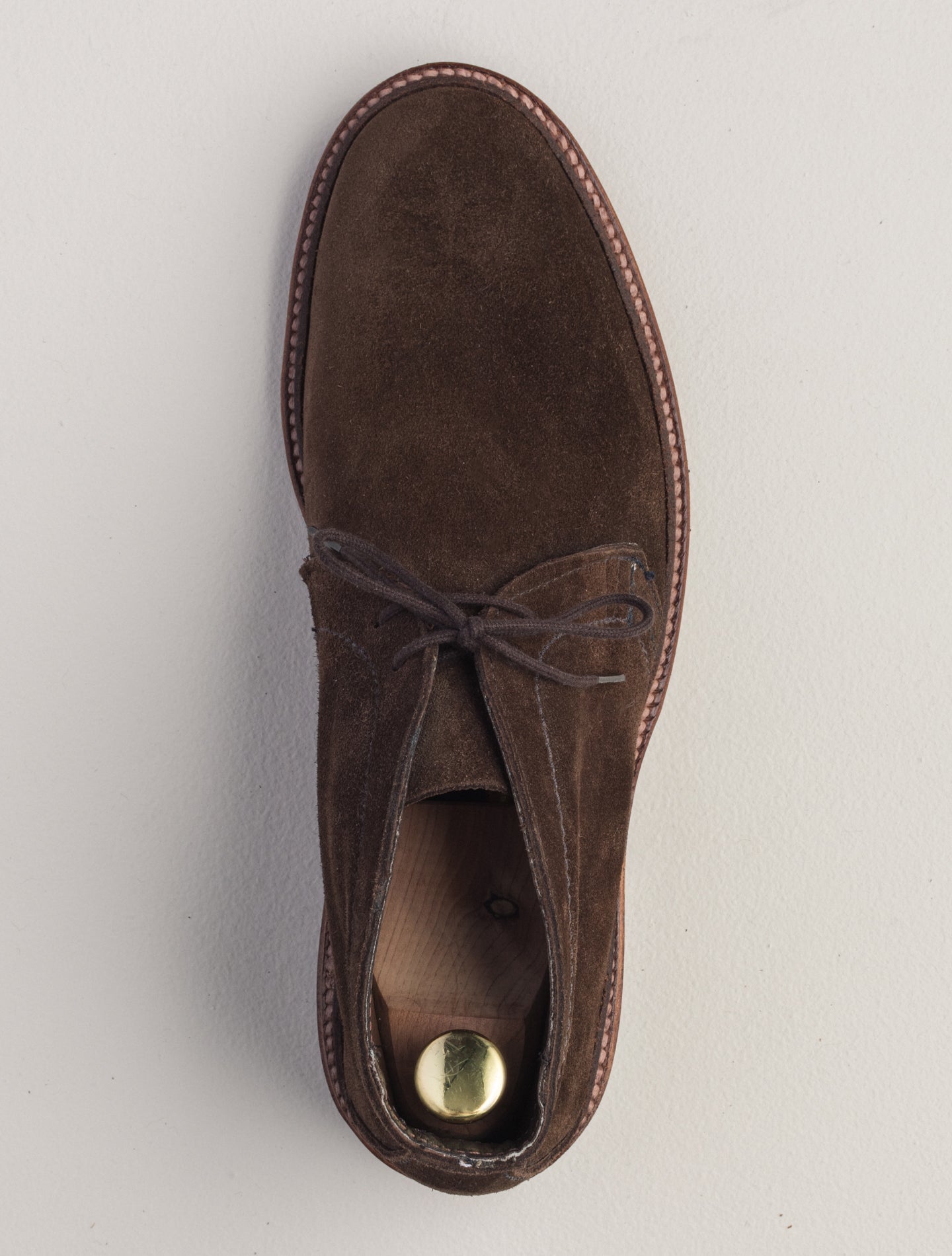 Dark Brown Unlined Chukka | Gabucci