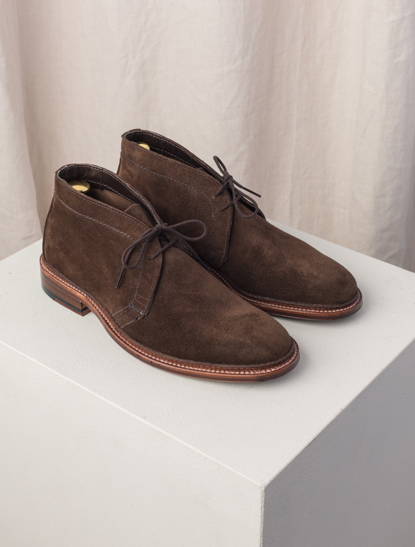 Dark Brown Unlined Chukka | Gabucci