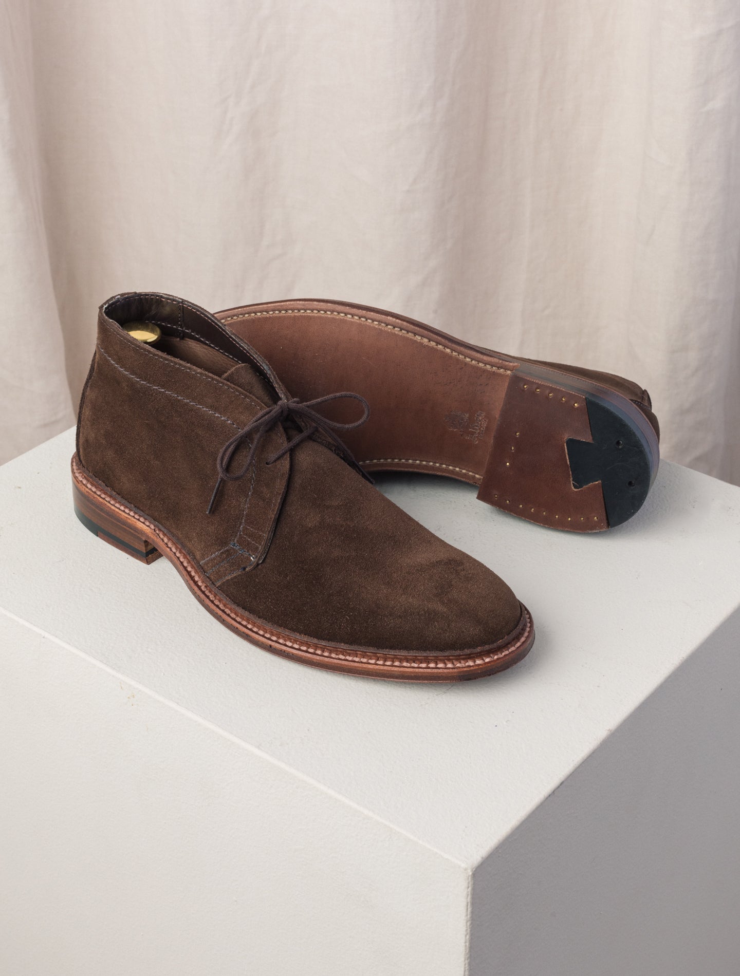 Dark Brown Unlined Chukka | Gabucci