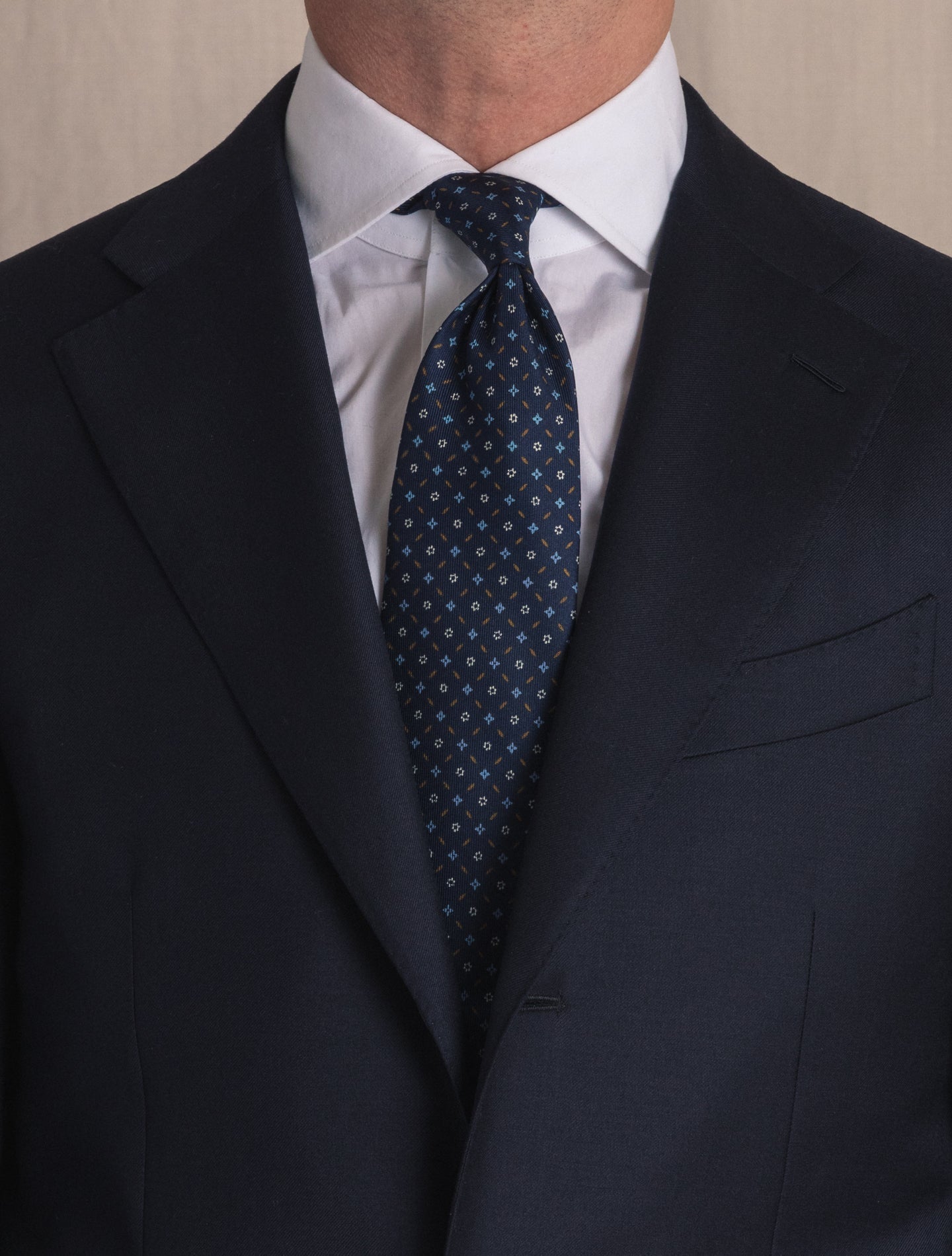 Dark Navy Boheme Single Breasted Suit | Gabucci