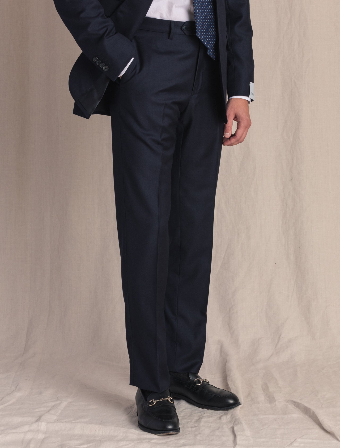 Dark Navy Boheme Single Breasted Suit | Gabucci