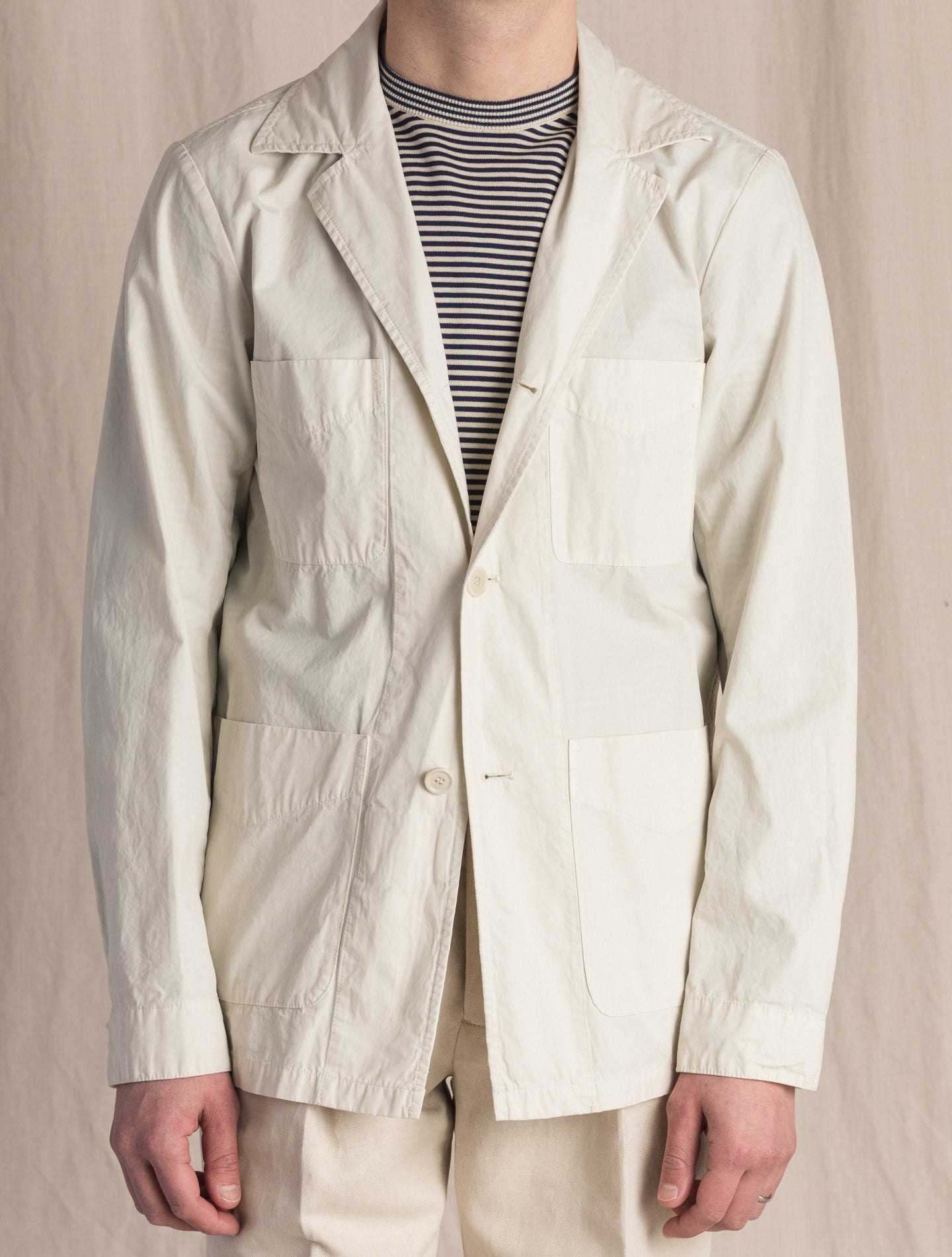 Fandango Cotton Jacket Off White Aspesi Jackets S