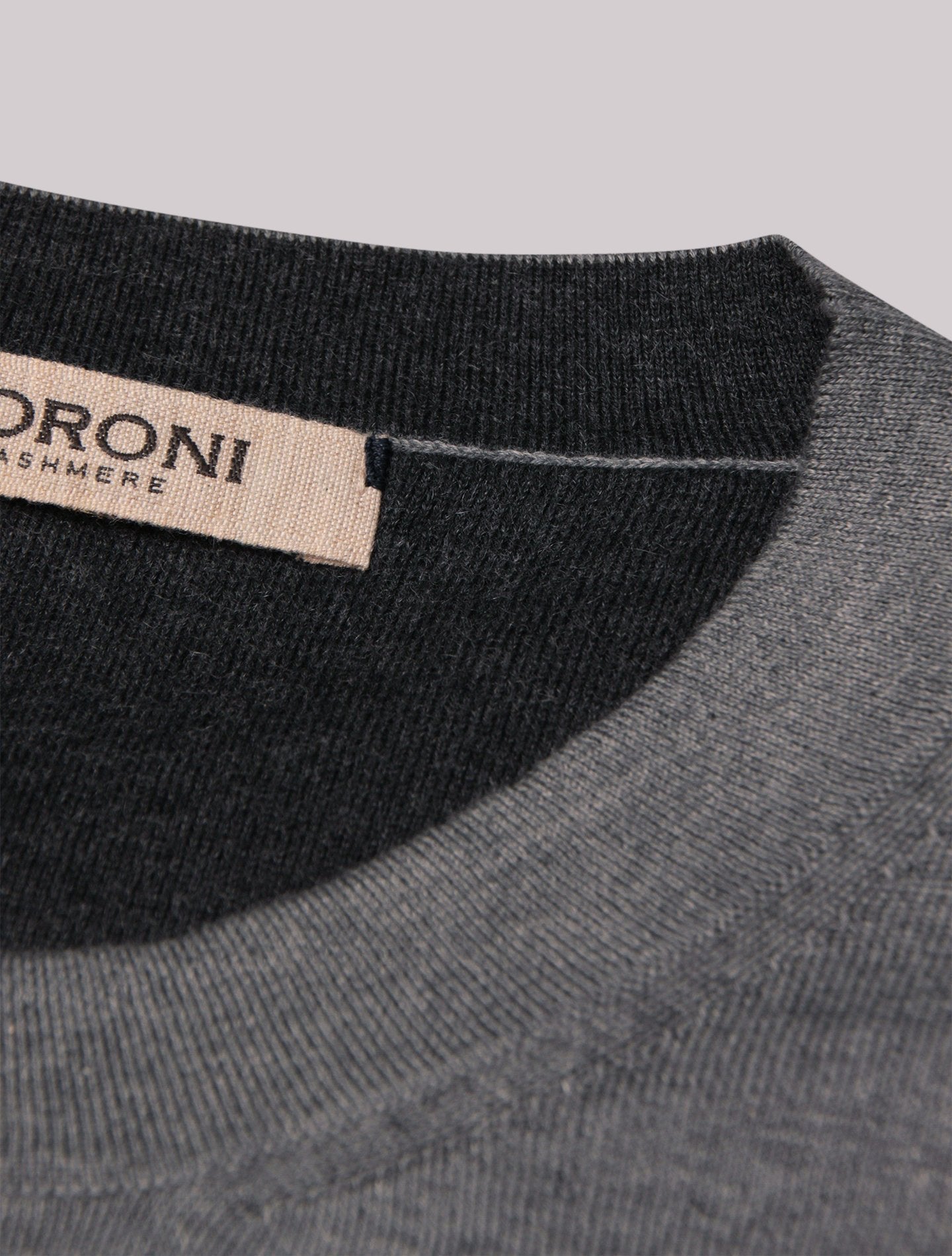 Fine Crewneck Short Sleeve Grey Fioroni Knitwear 46