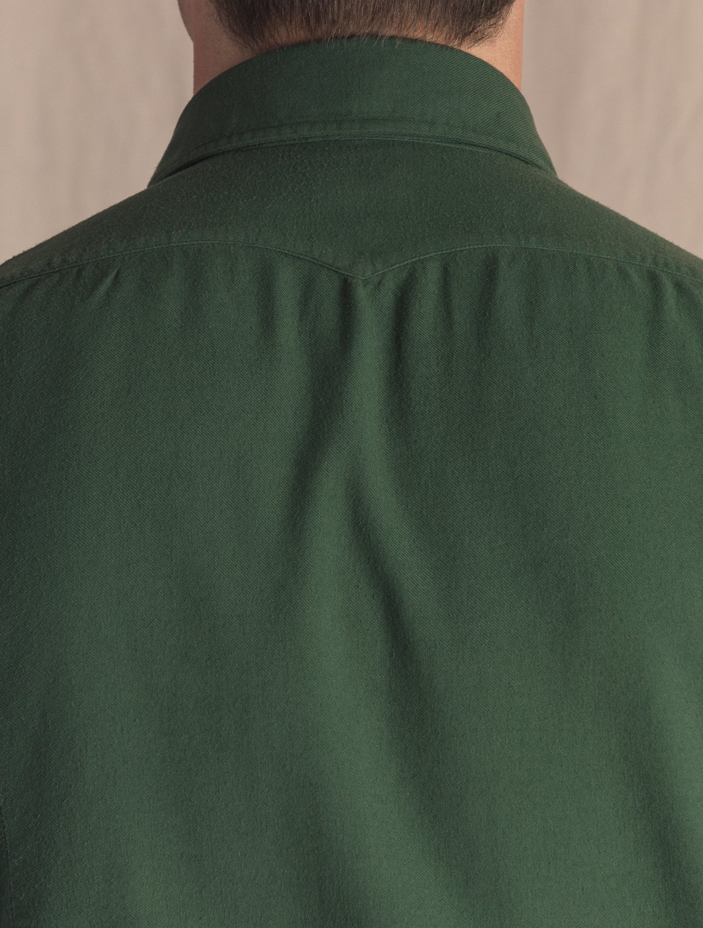 Green Genova Cotton Shirt | Gabucci