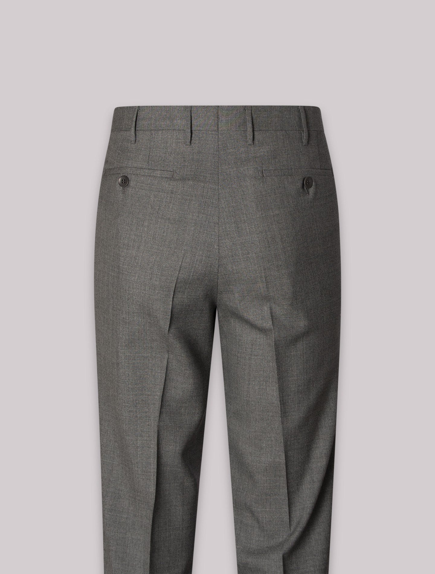 Grey 191 Pleated Wool Trousers