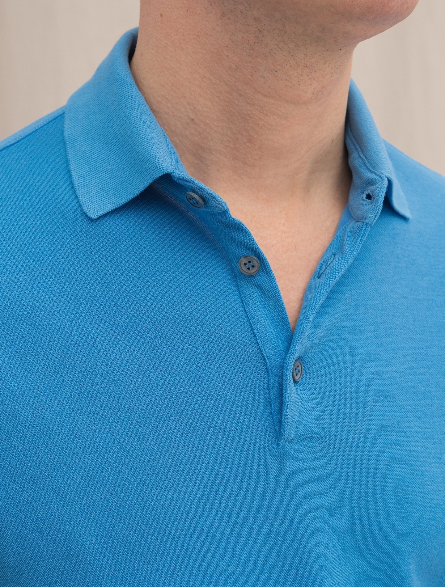 Ice Cotton Polo Shirt SS Light Blue Zanone Polo shirts 48